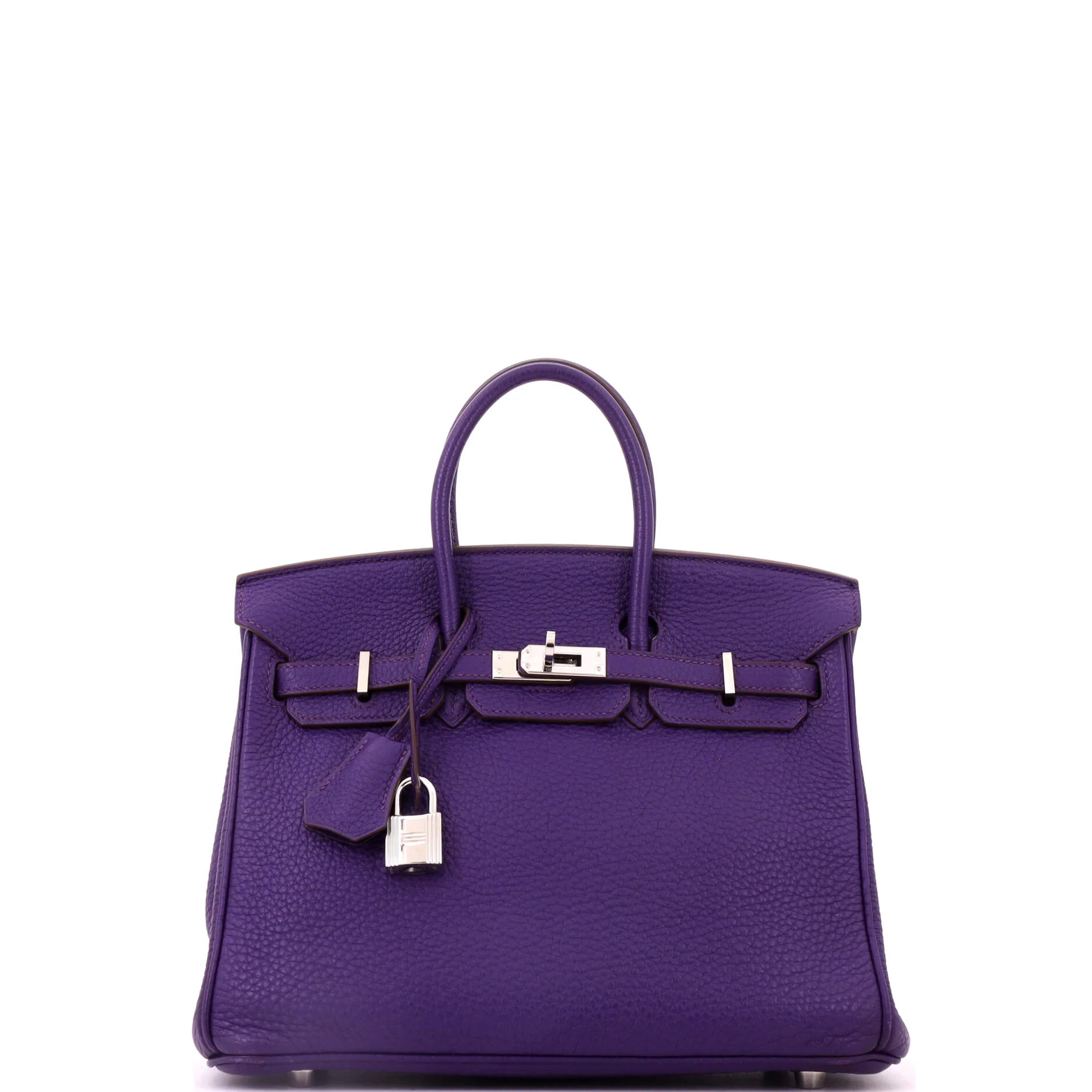Birkin Handbag Iris Togo with Palladium Hardware 25