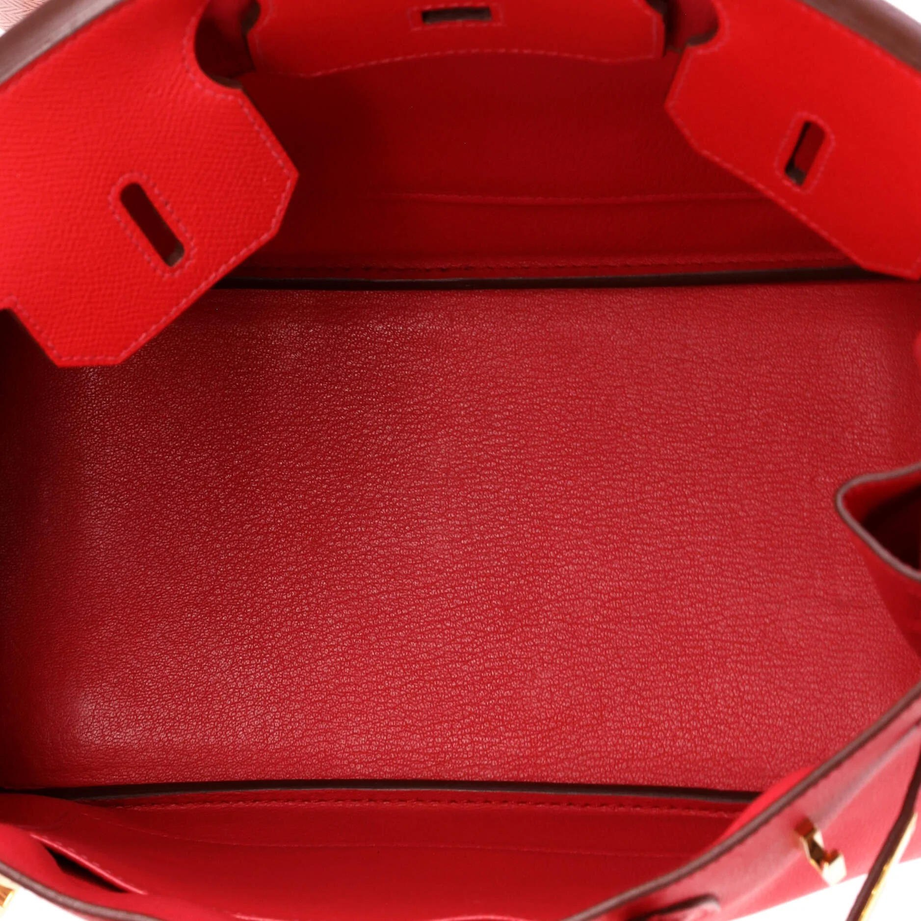 Birkin Handbag Red Epsom with Gold Hardware 30 - Image 5