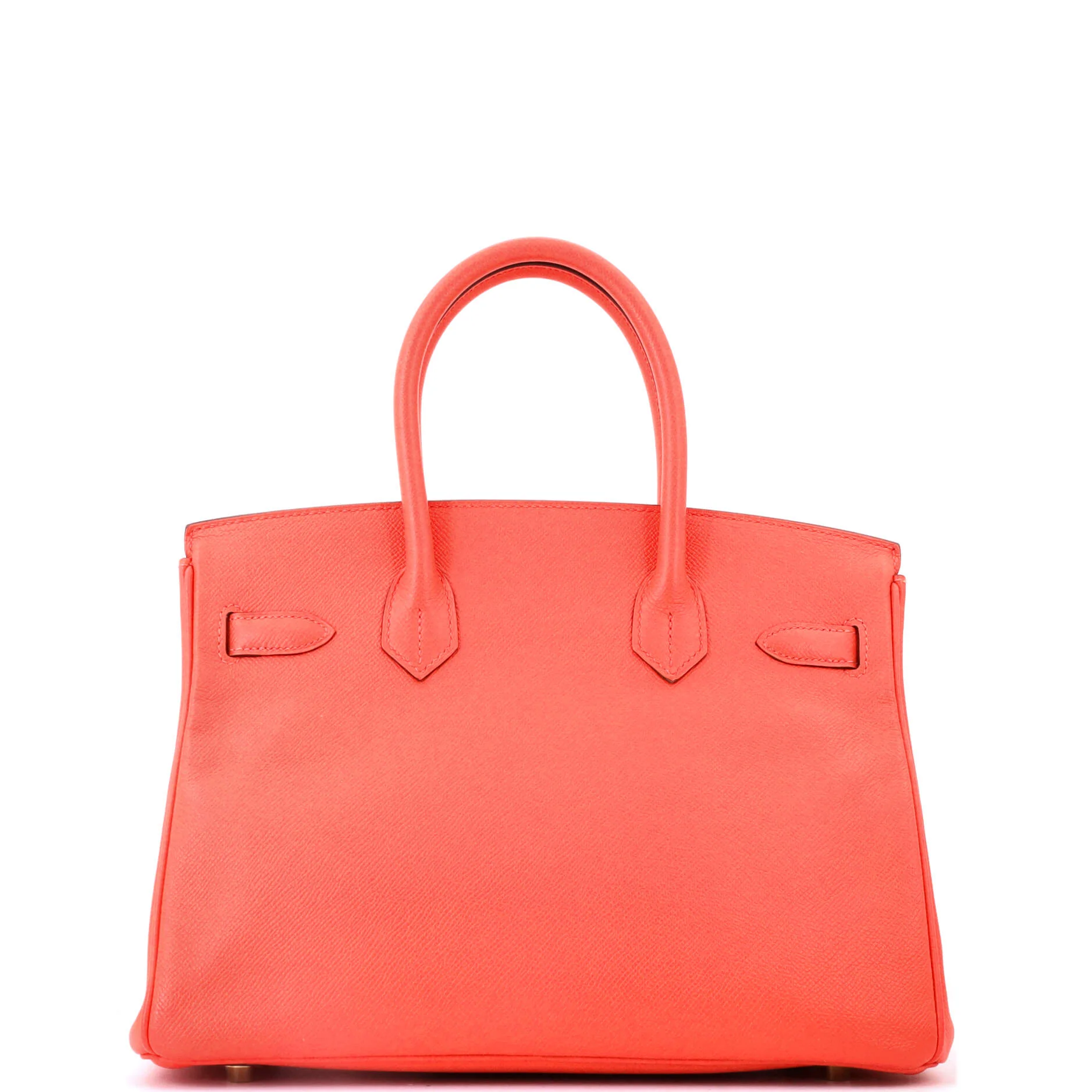 Birkin Handbag Rouge Pivoine Epsom with Gold Hardware 30 - Image 3
