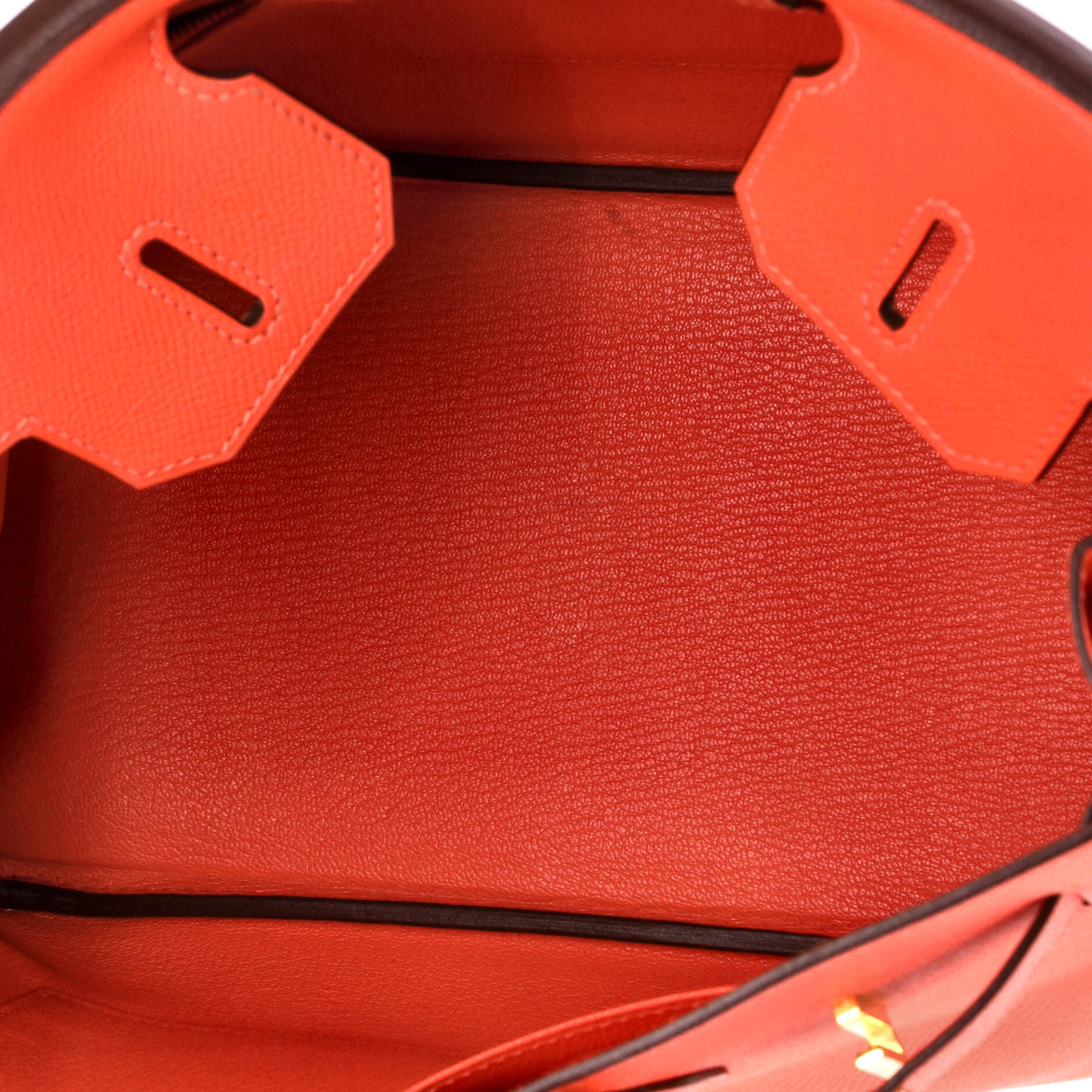 Birkin Handbag Rouge Pivoine Epsom with Gold Hardware 30 - Image 5
