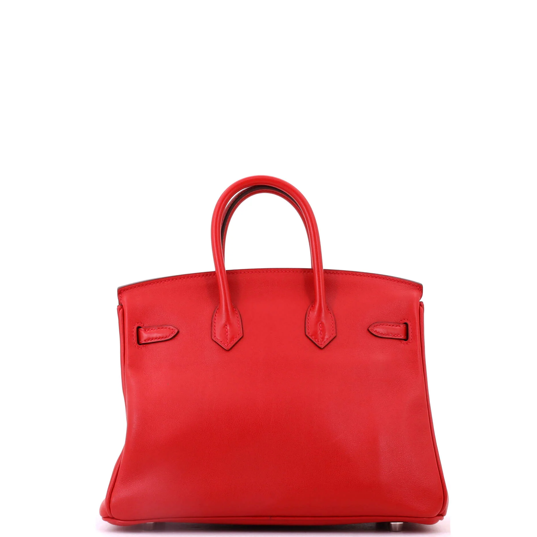 Birkin Handbag Rouge Casaque Swift with Palladium Hardware 25 - Image 4