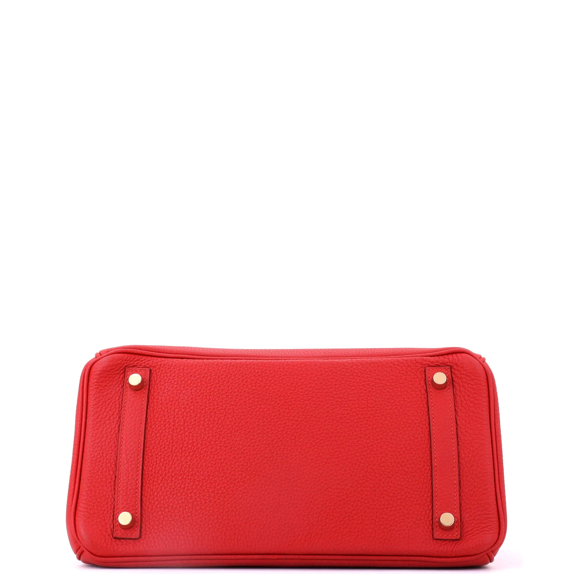 Birkin Handbag Vermillon Togo with Gold Hardware 30 - Image 5