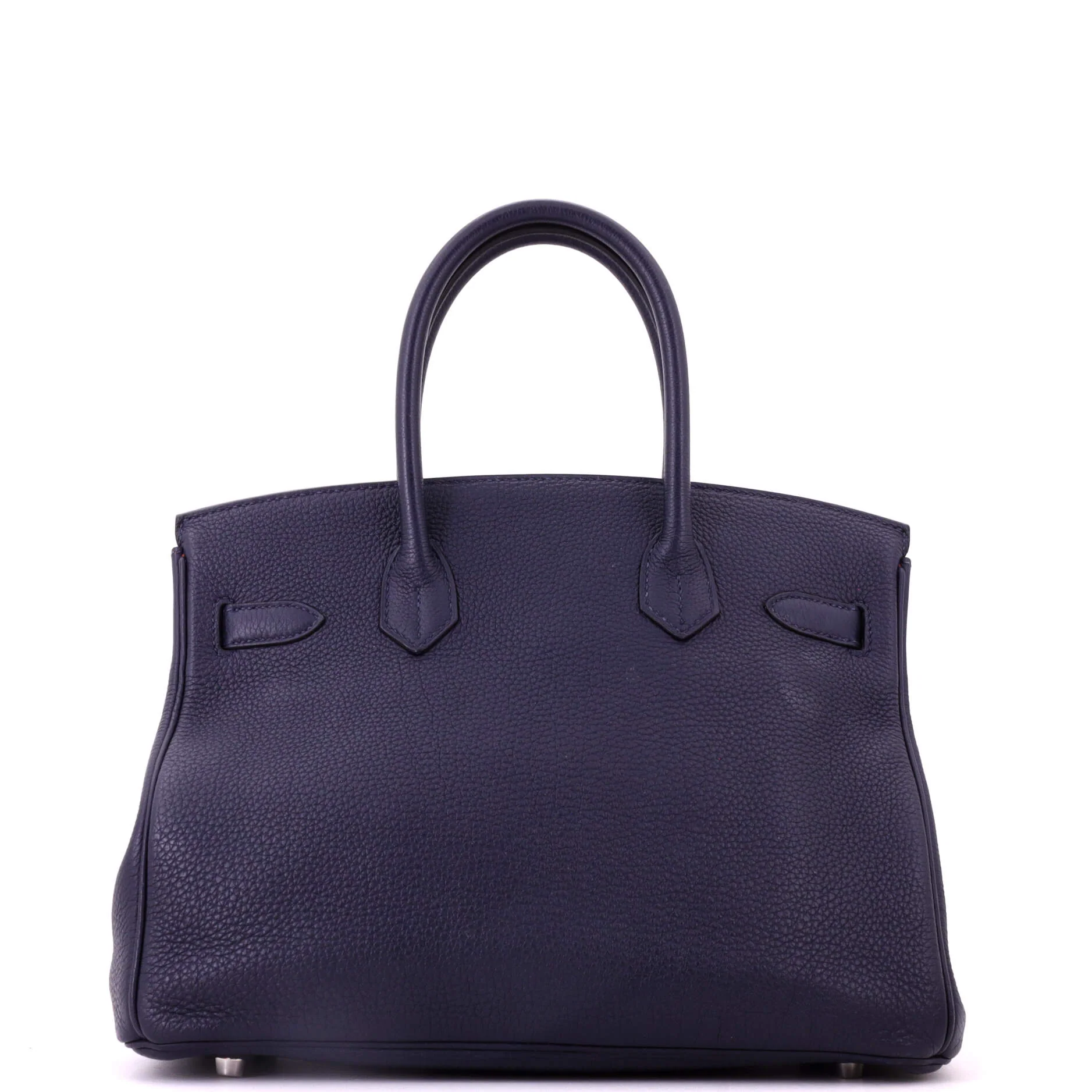 Birkin Handbag Verso Togo with Palladium Hardware 30 - Image 4