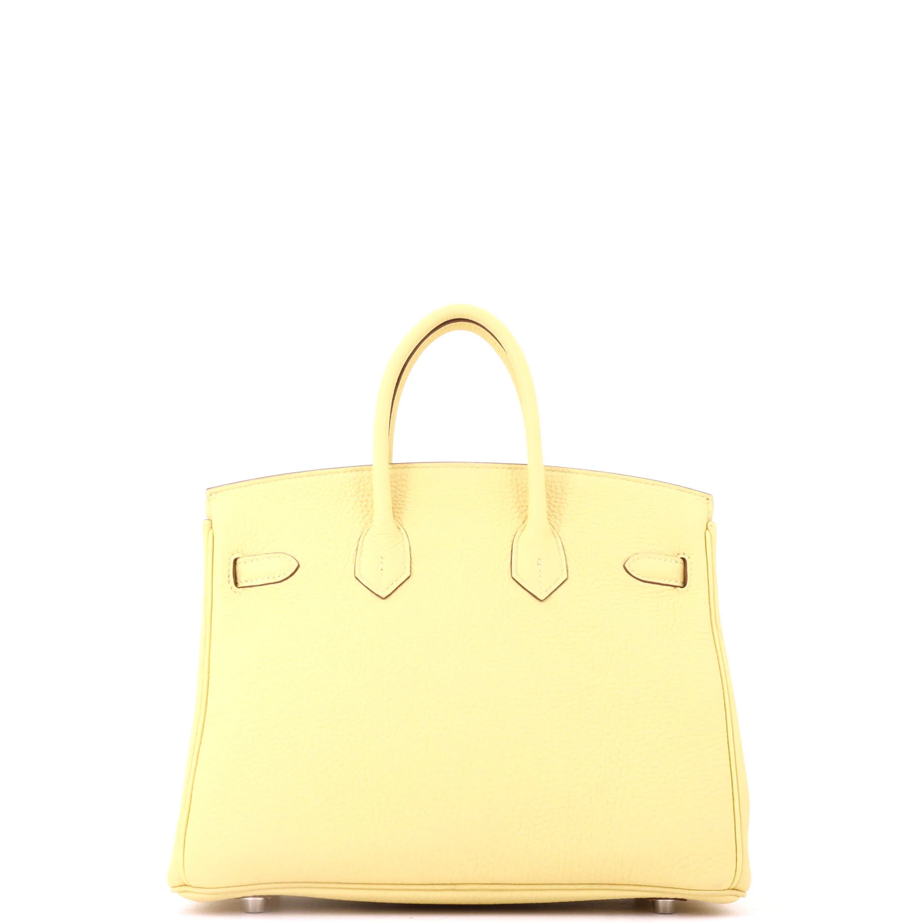 Birkin Handbag Jaune Poussin Togo with Palladium Hardware 25 - Image 4