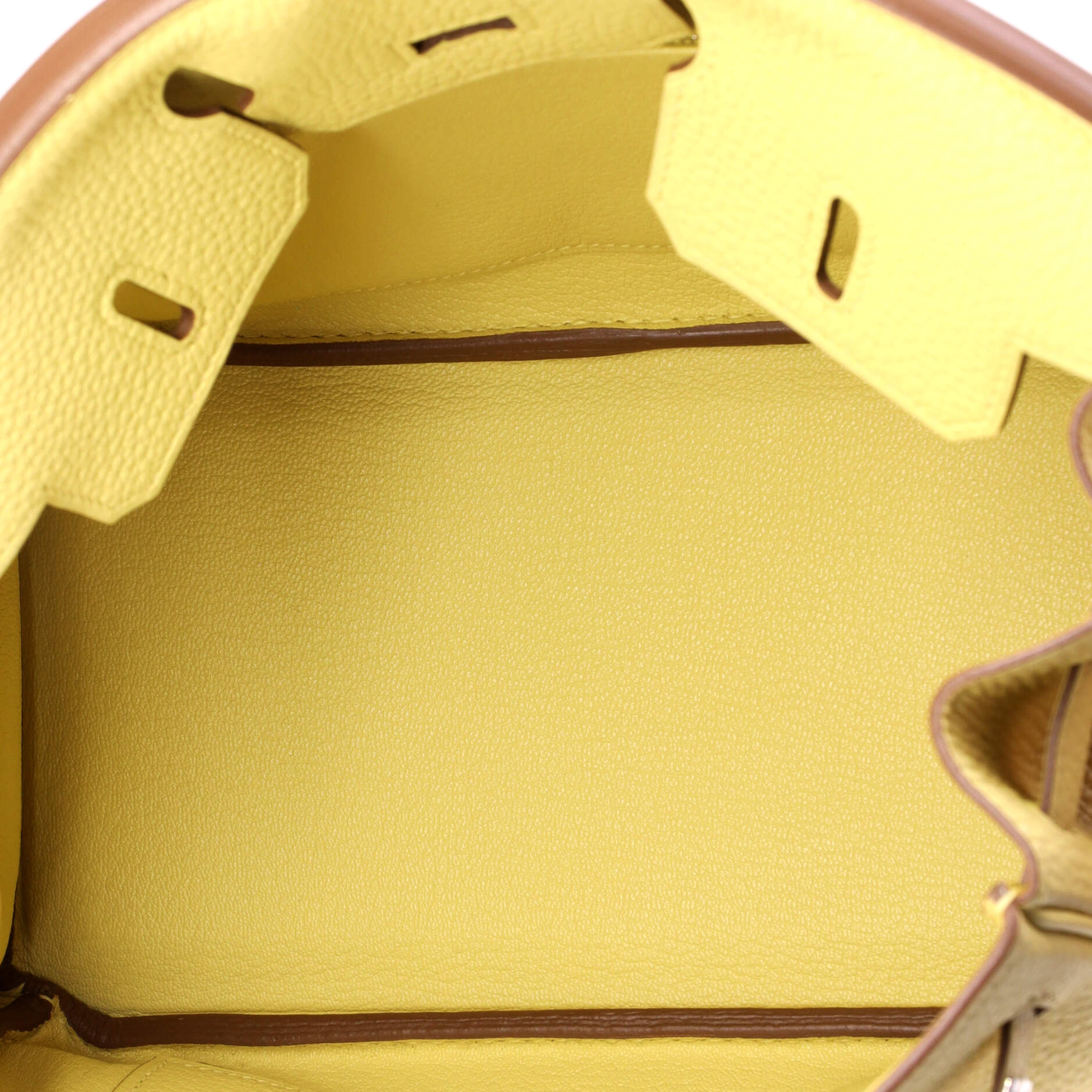 Birkin Handbag Jaune Poussin Togo with Palladium Hardware 25 - Image 6