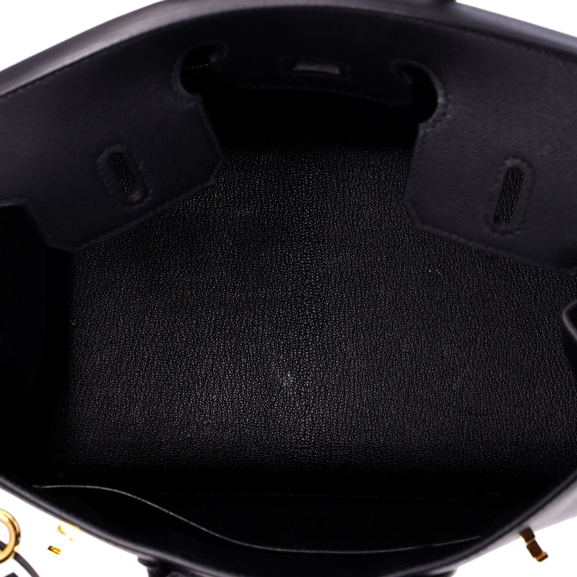 Birkin Sellier Bag Noir Madame with Gold Hardware 25 - Image 6