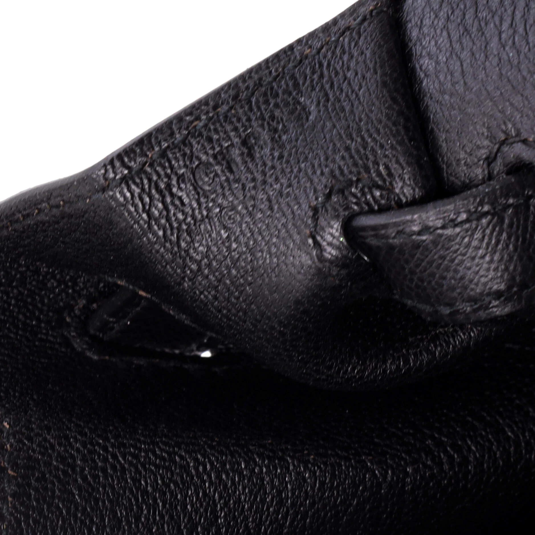 Birkin Sellier Bag Noir Madame with Gold Hardware 25 - Image 8