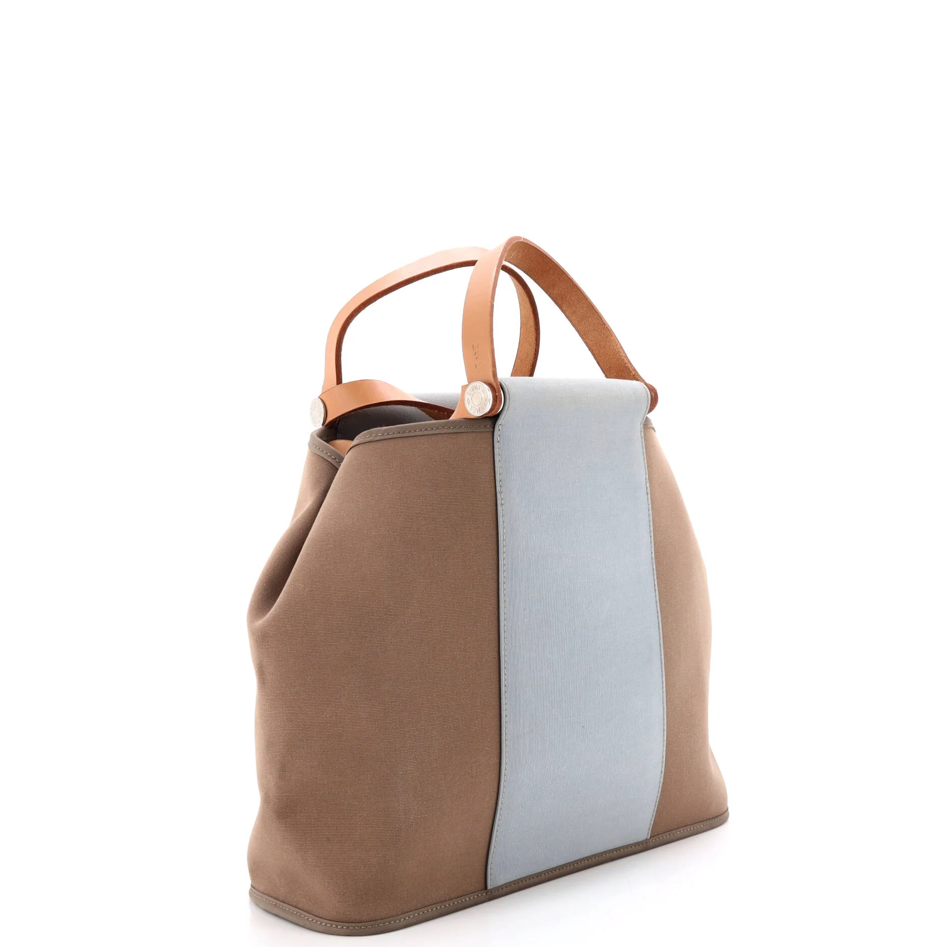 Cabag Handbag Toile and Leather 32 - Image 2