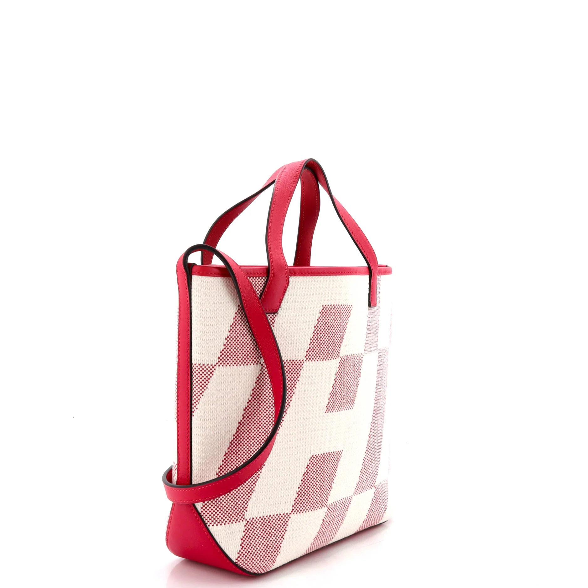 Cabas H en Biais Tote Canvas with Leather 27 - Image 2