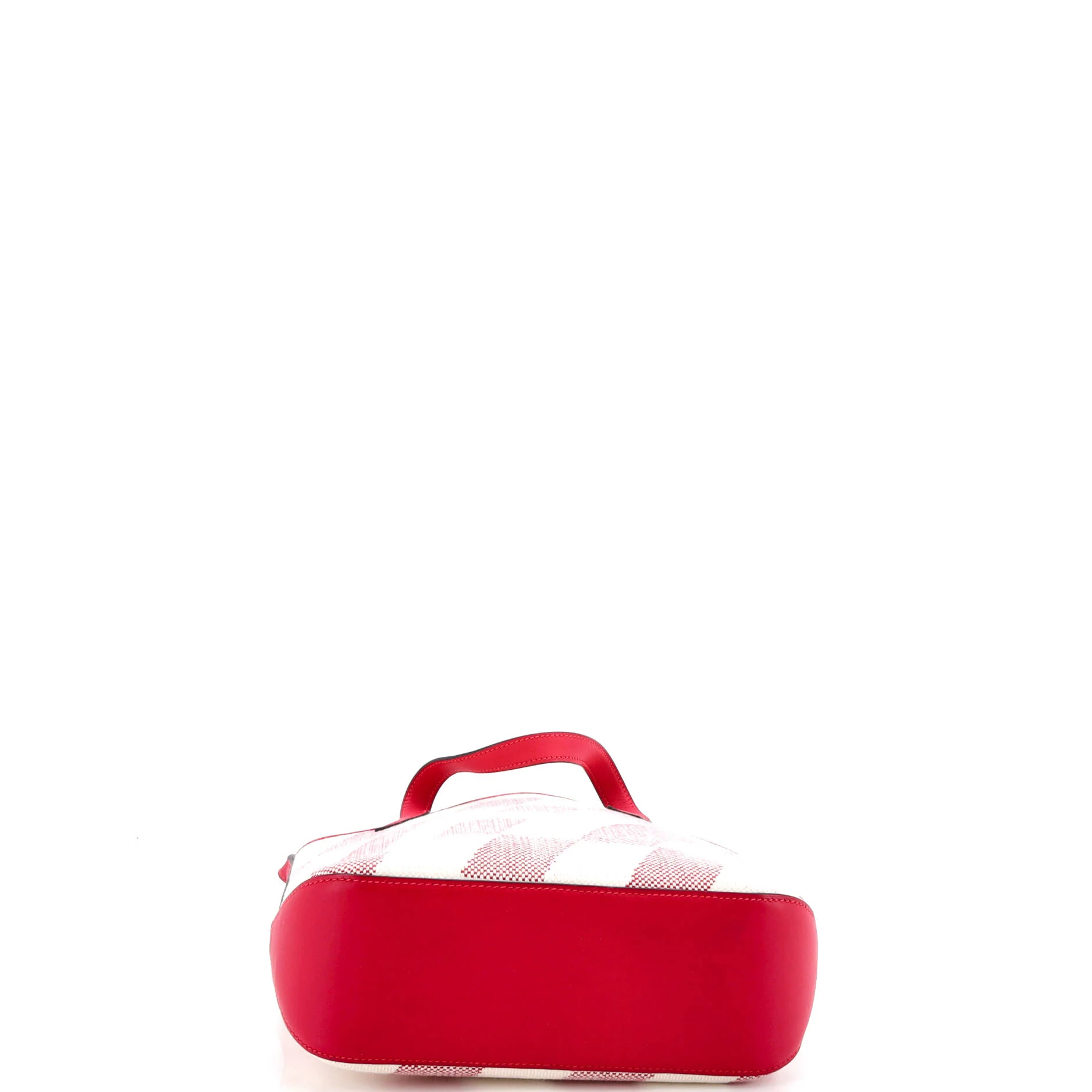 Cabas H en Biais Tote Canvas with Leather 27 - Image 4