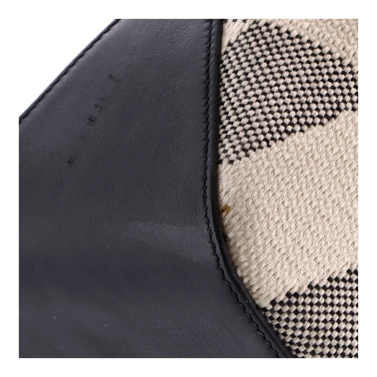 Cabas H en Biais Tote Canvas with Leather 40 - Image 6