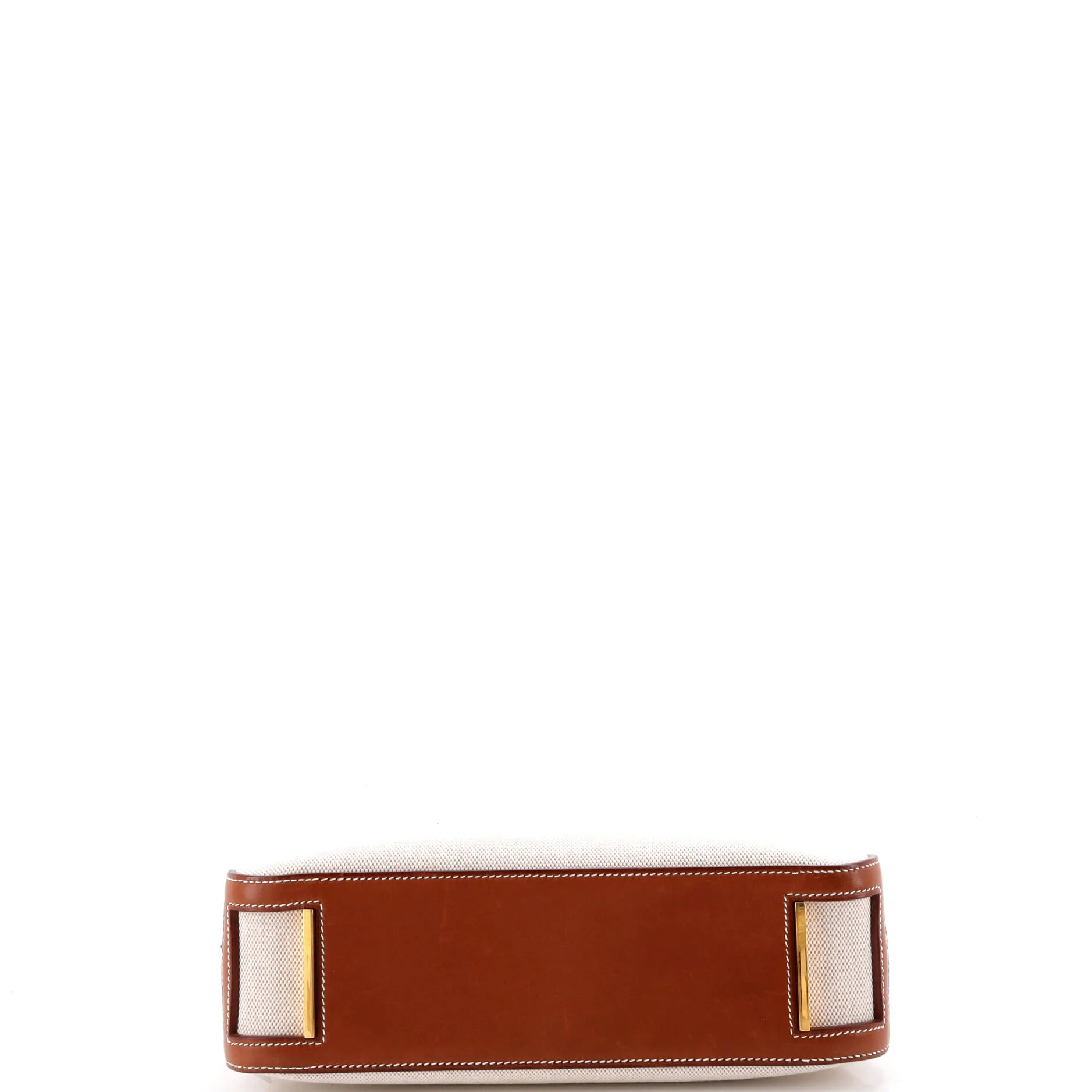 Escapada Handbag Toile with Leather - Image 4