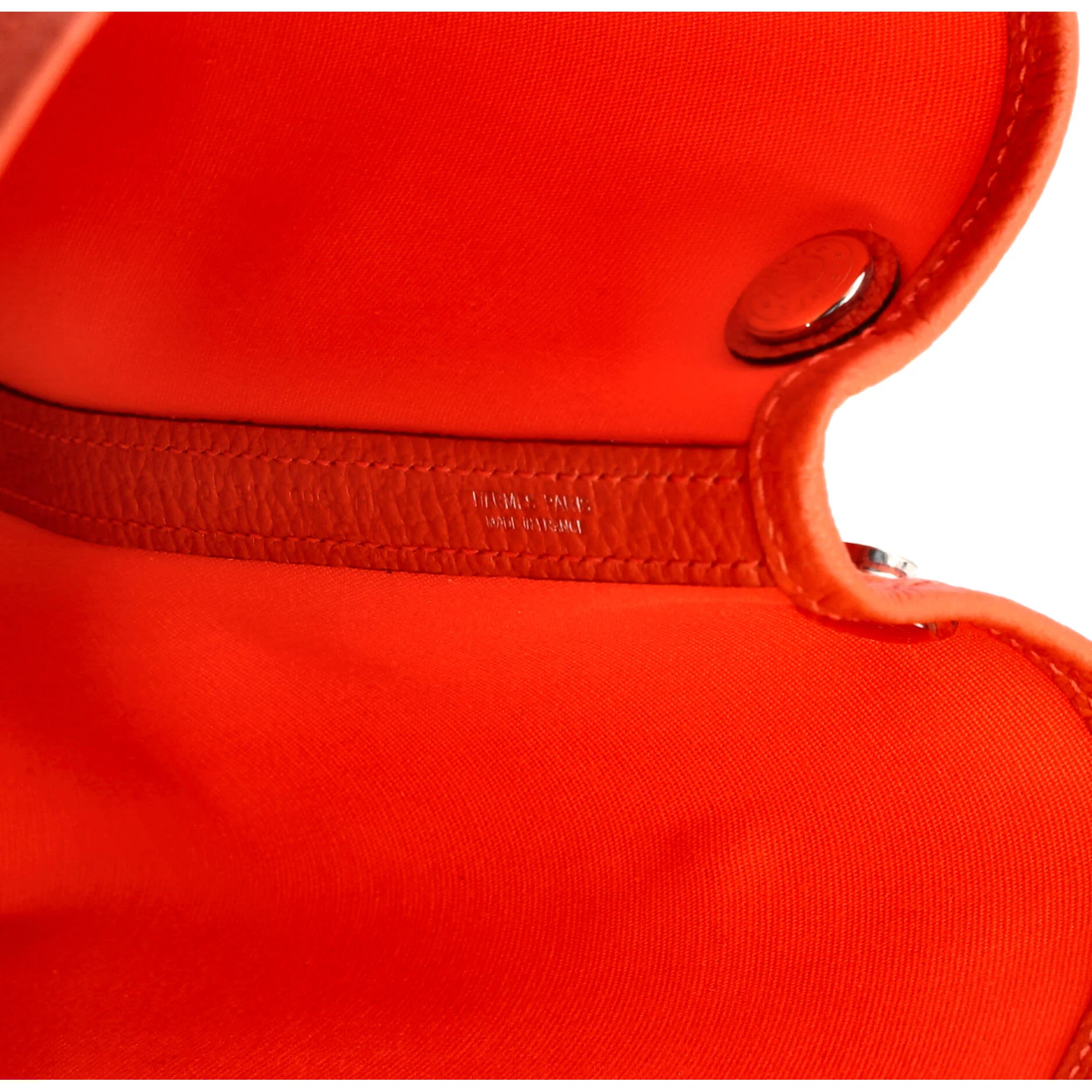 Garden Party Tote Toile and Leather 30 - Image 6