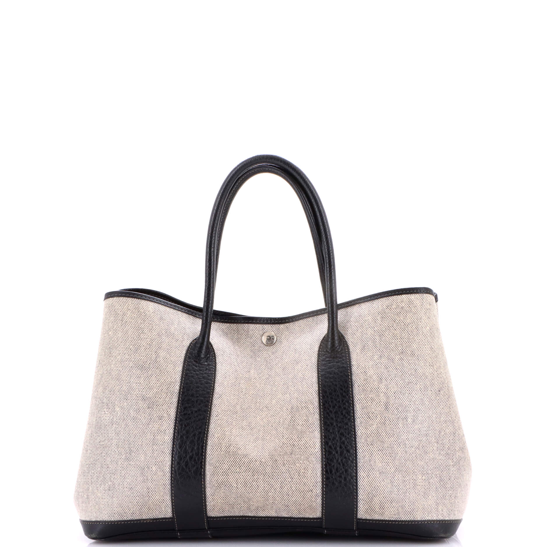 Garden Party Tote Toile and Leather 36