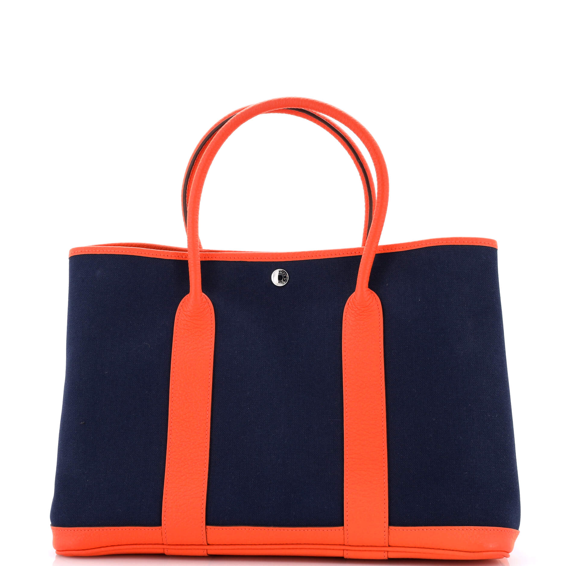 Garden Party Tote Toile and Leather 36