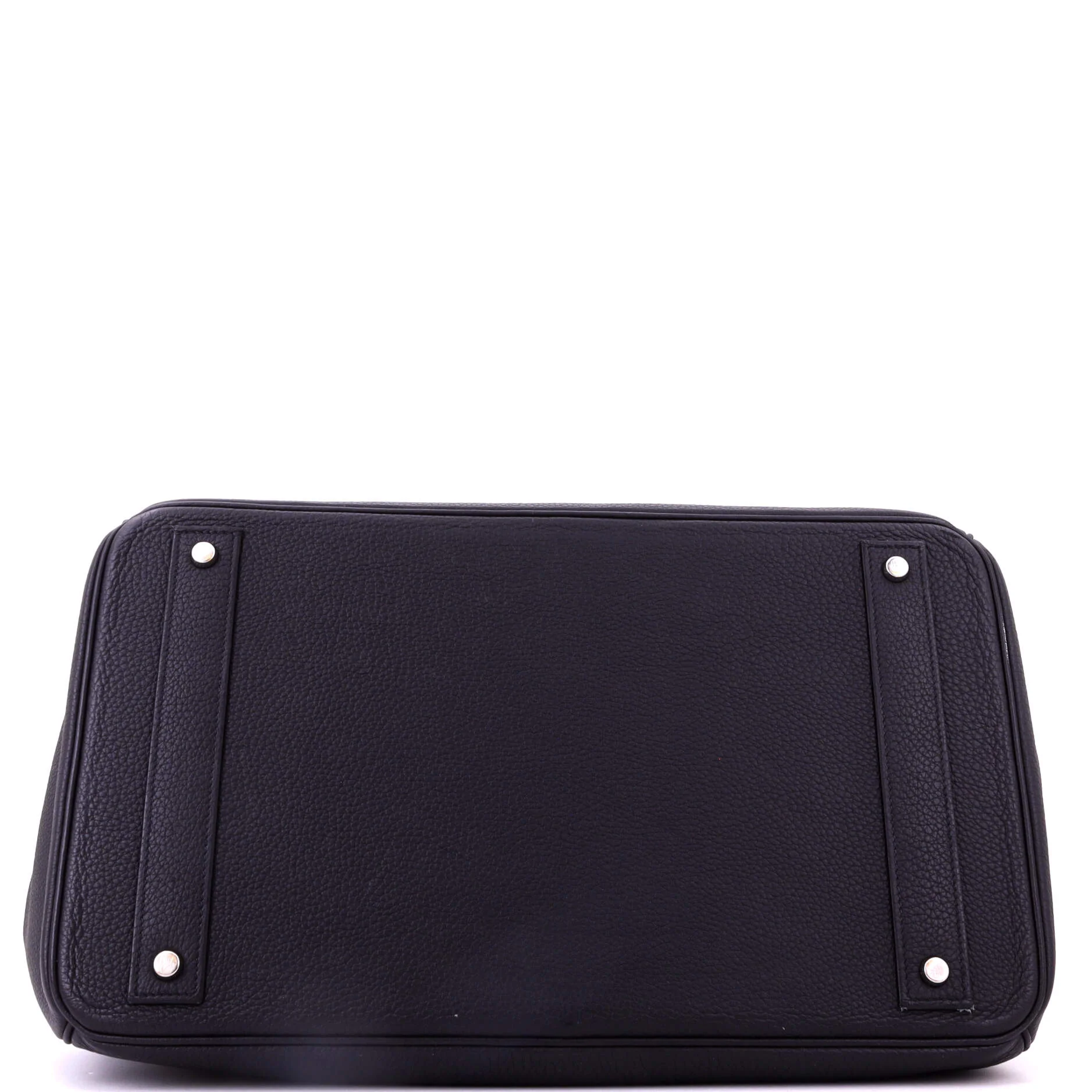HAC Birkin Bag Noir Togo with Palladium Hardware 40 - Image 5