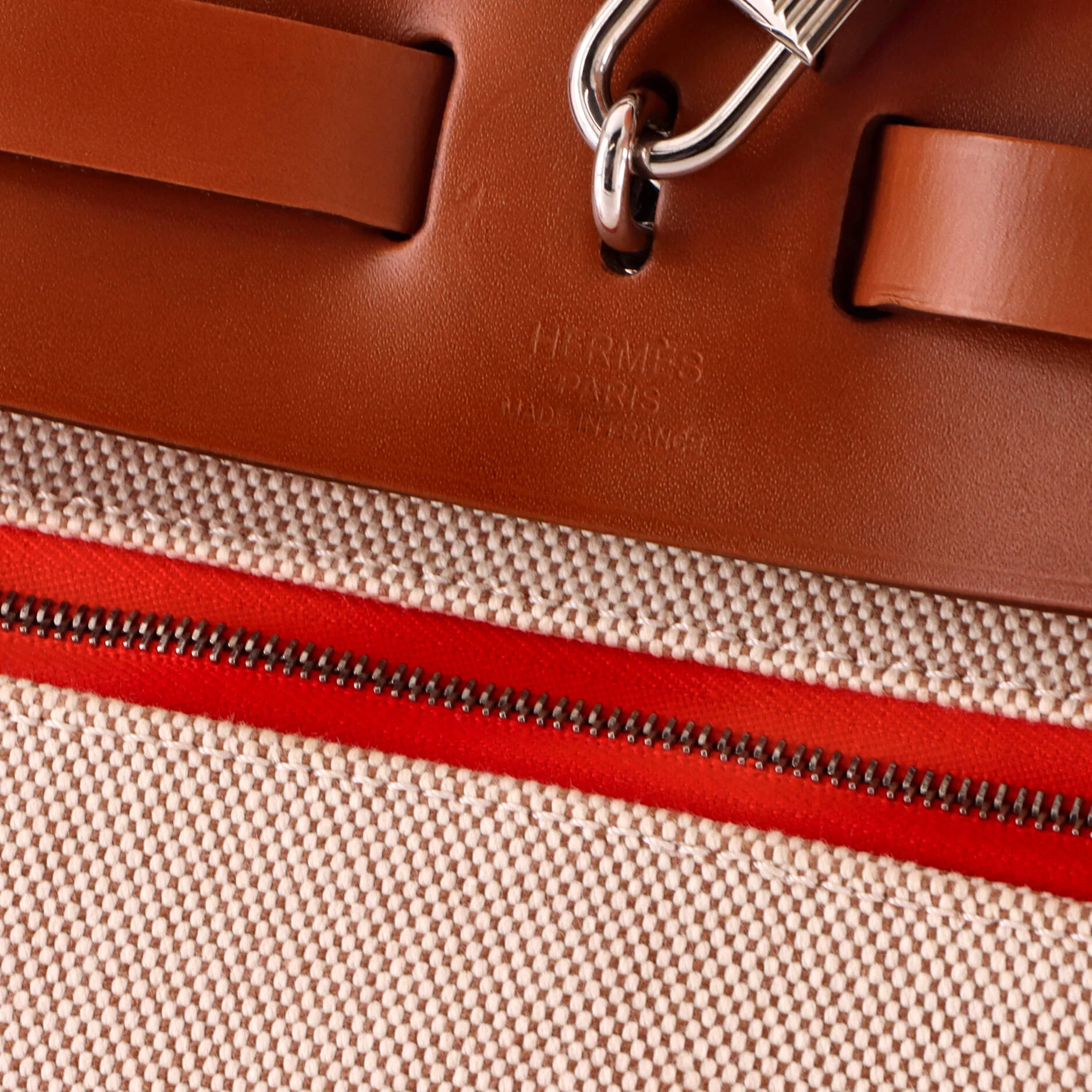 Herbag Zip Berline Vache Canvas and Leather 31 - Image 8