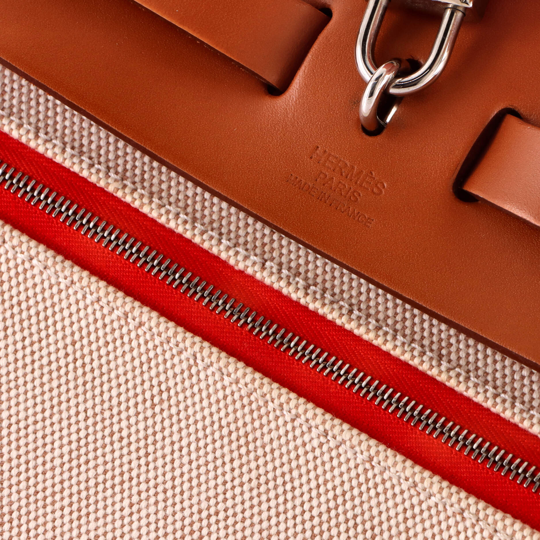 Herbag Zip Berline Vache Canvas and Leather 31 - Image 8