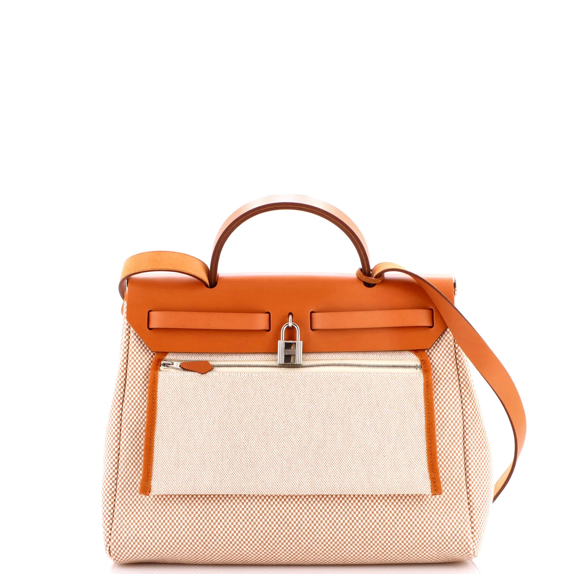 Herbag Zip Criss Viking Toile and Leather 31 - Image 4