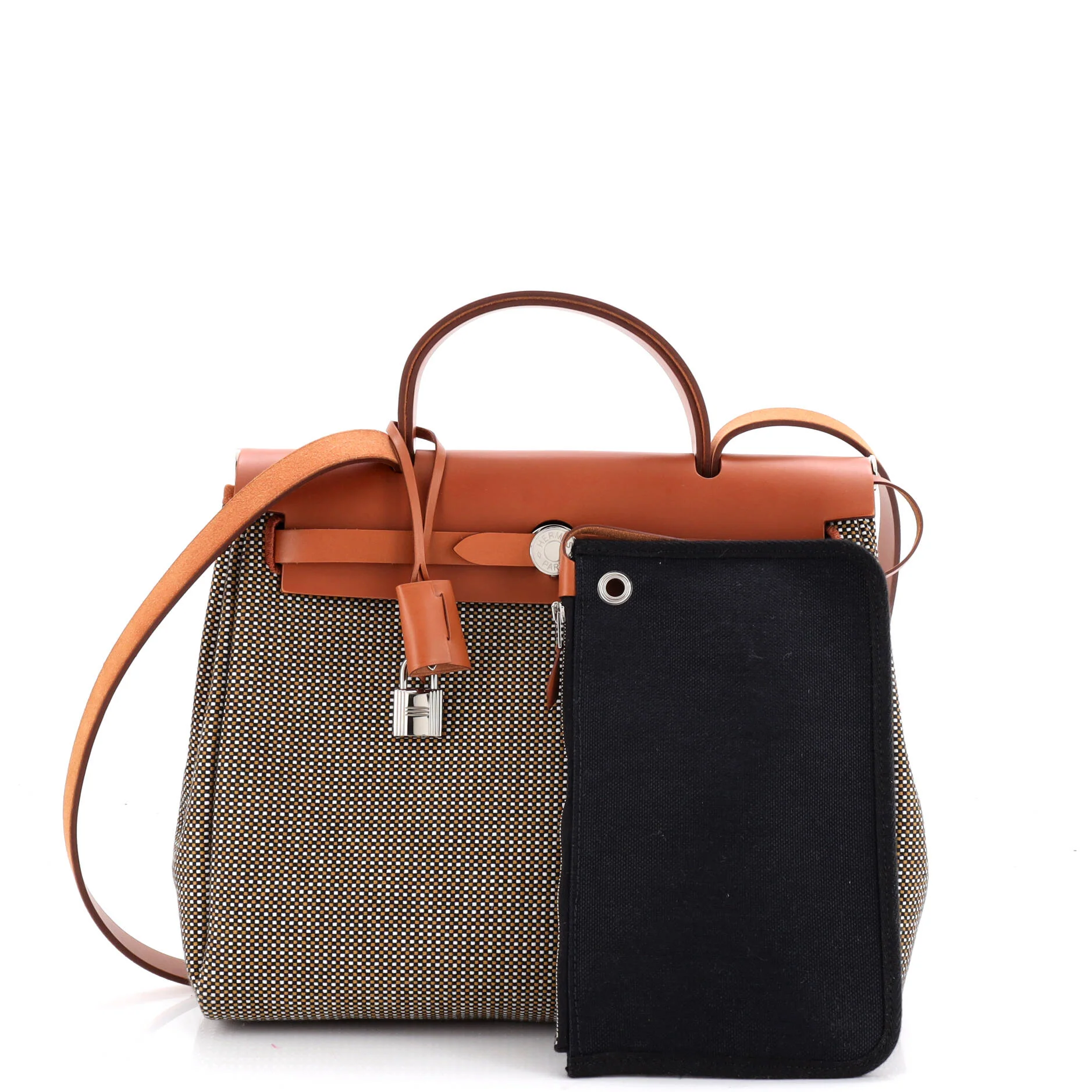 Herbag Zip Criss Viking Toile and Leather 31 - Image 2