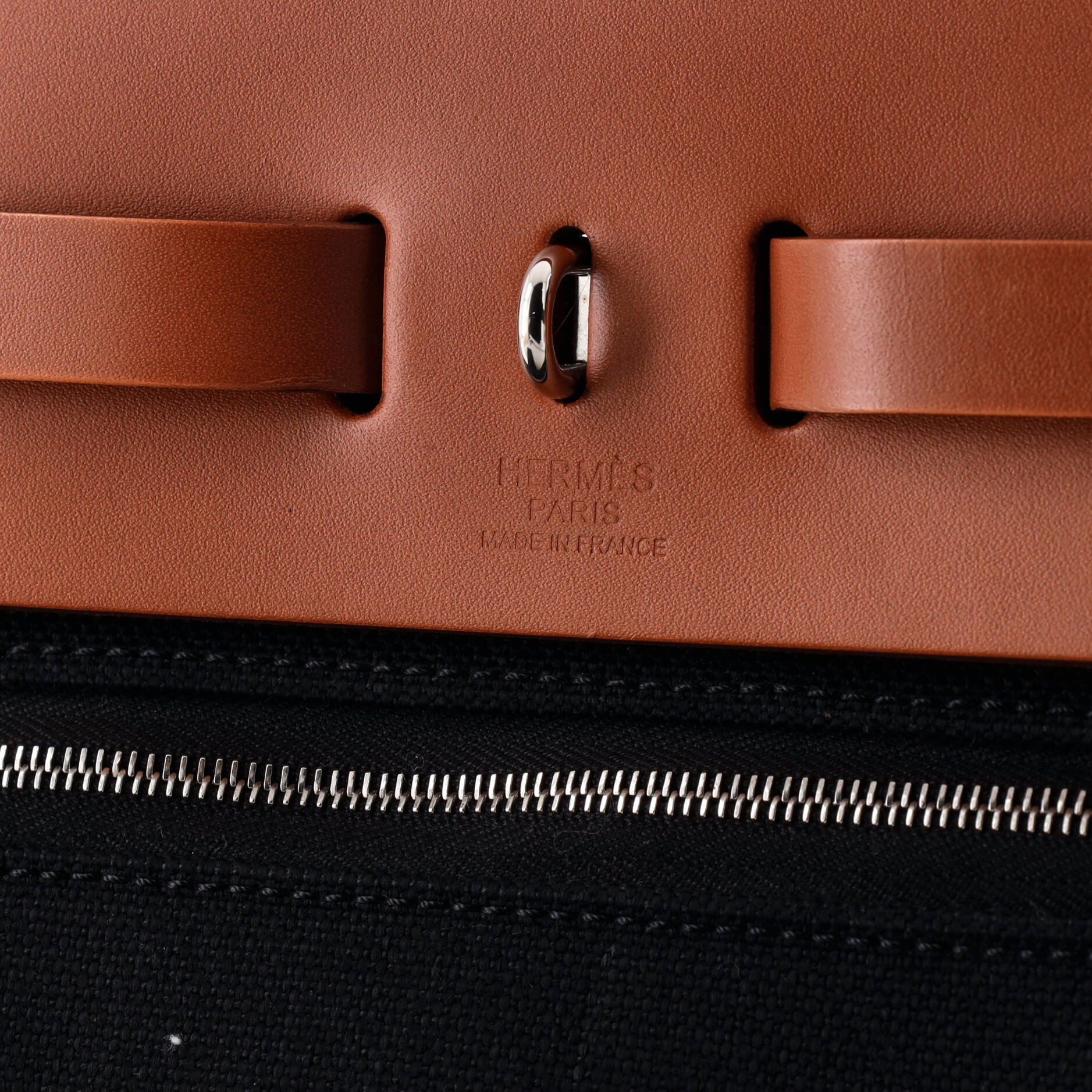 Herbag Zip Criss Viking Toile and Leather 31 - Image 7
