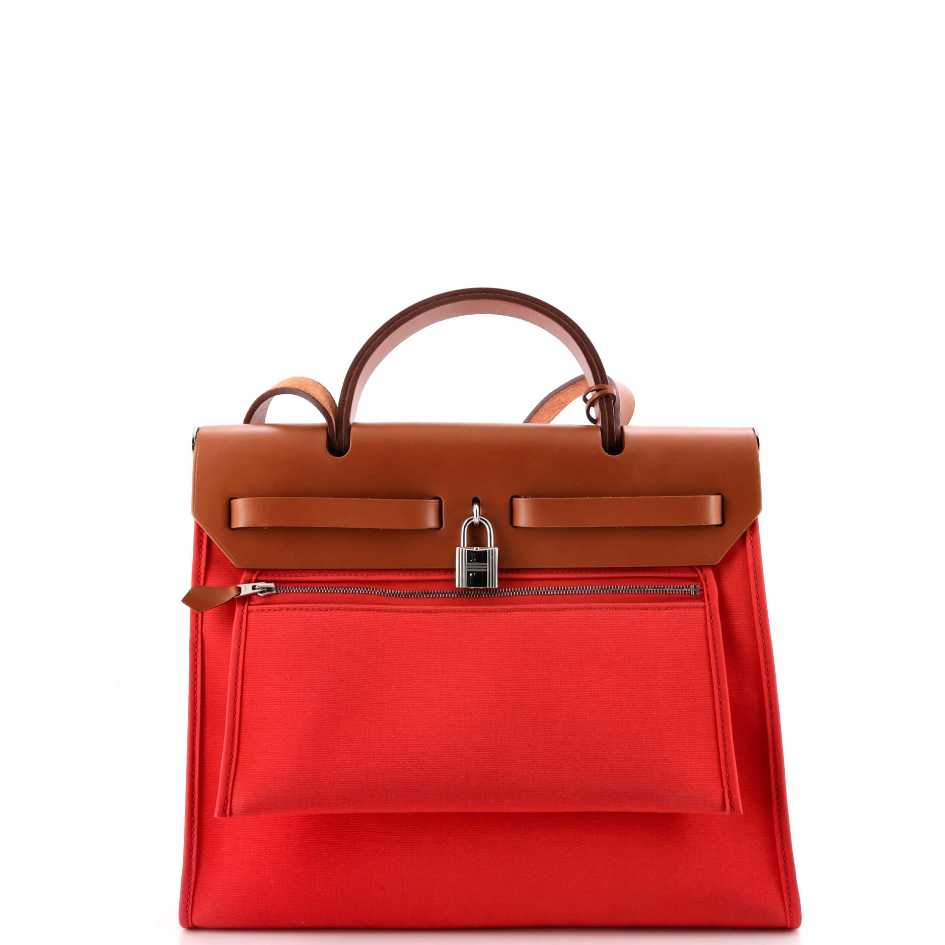 Herbag Zip Leather and Toile 31 - Image 4