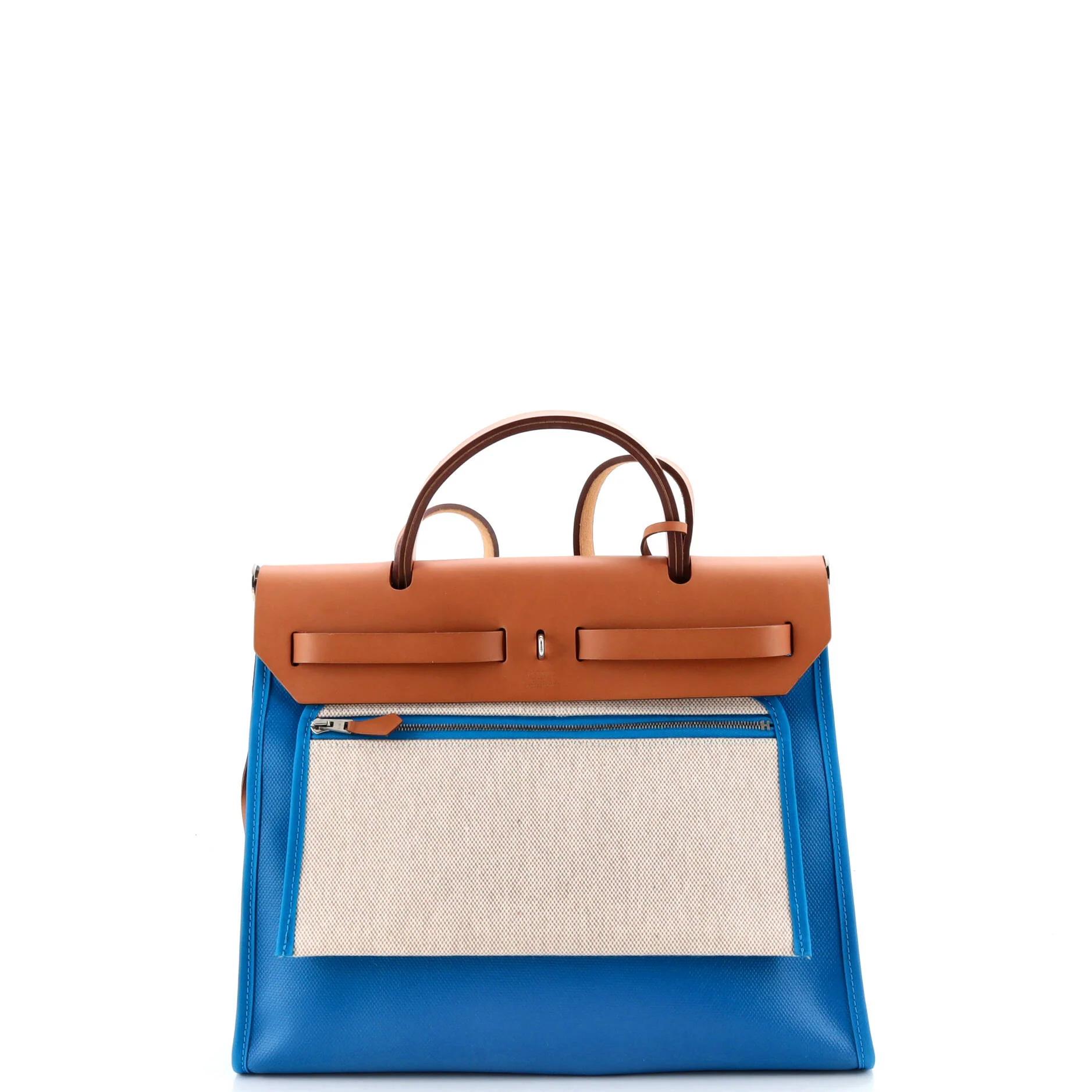 Herbag Zip Leather and Toile 31 - Image 4