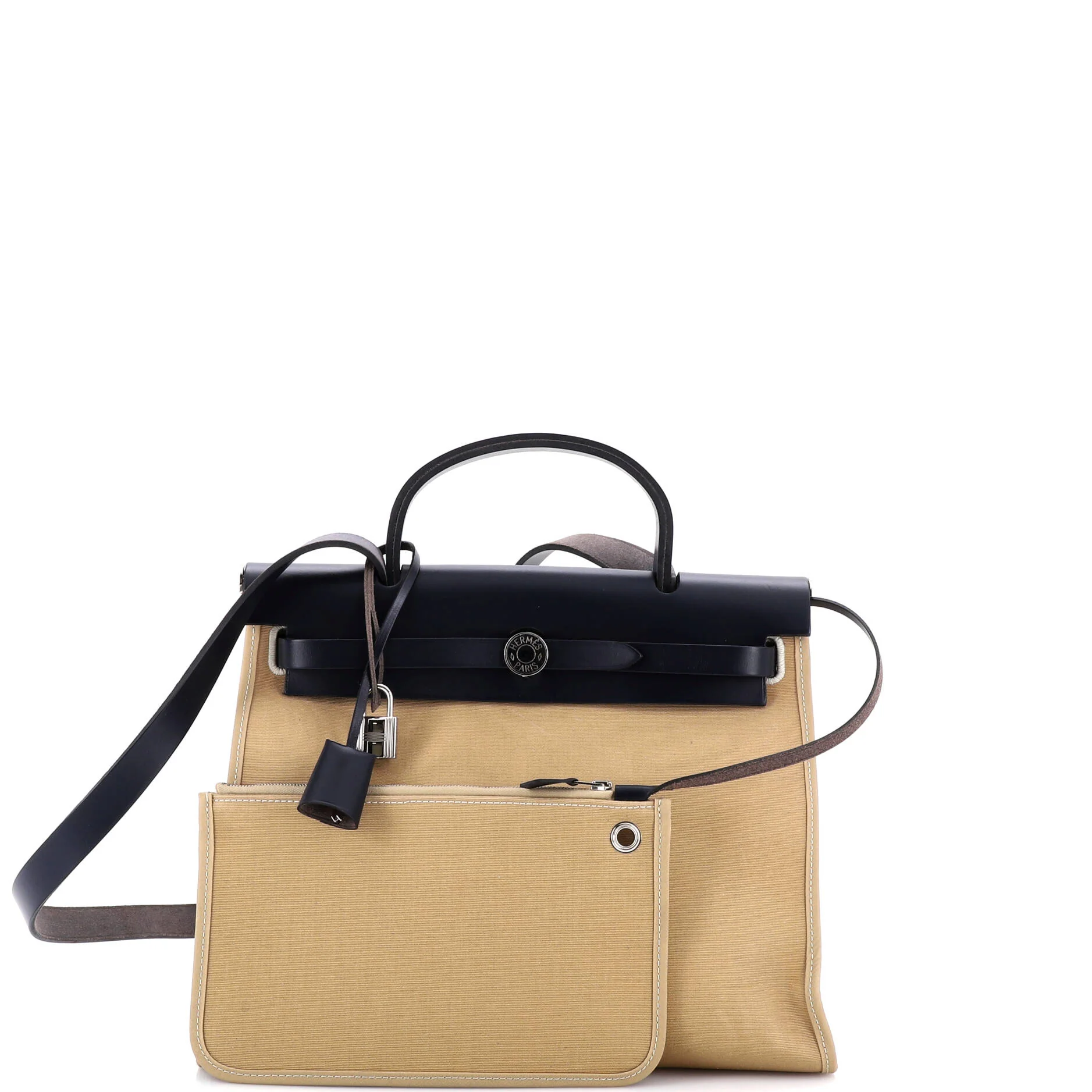 Herbag Zip Leather and Toile 31 - Image 2