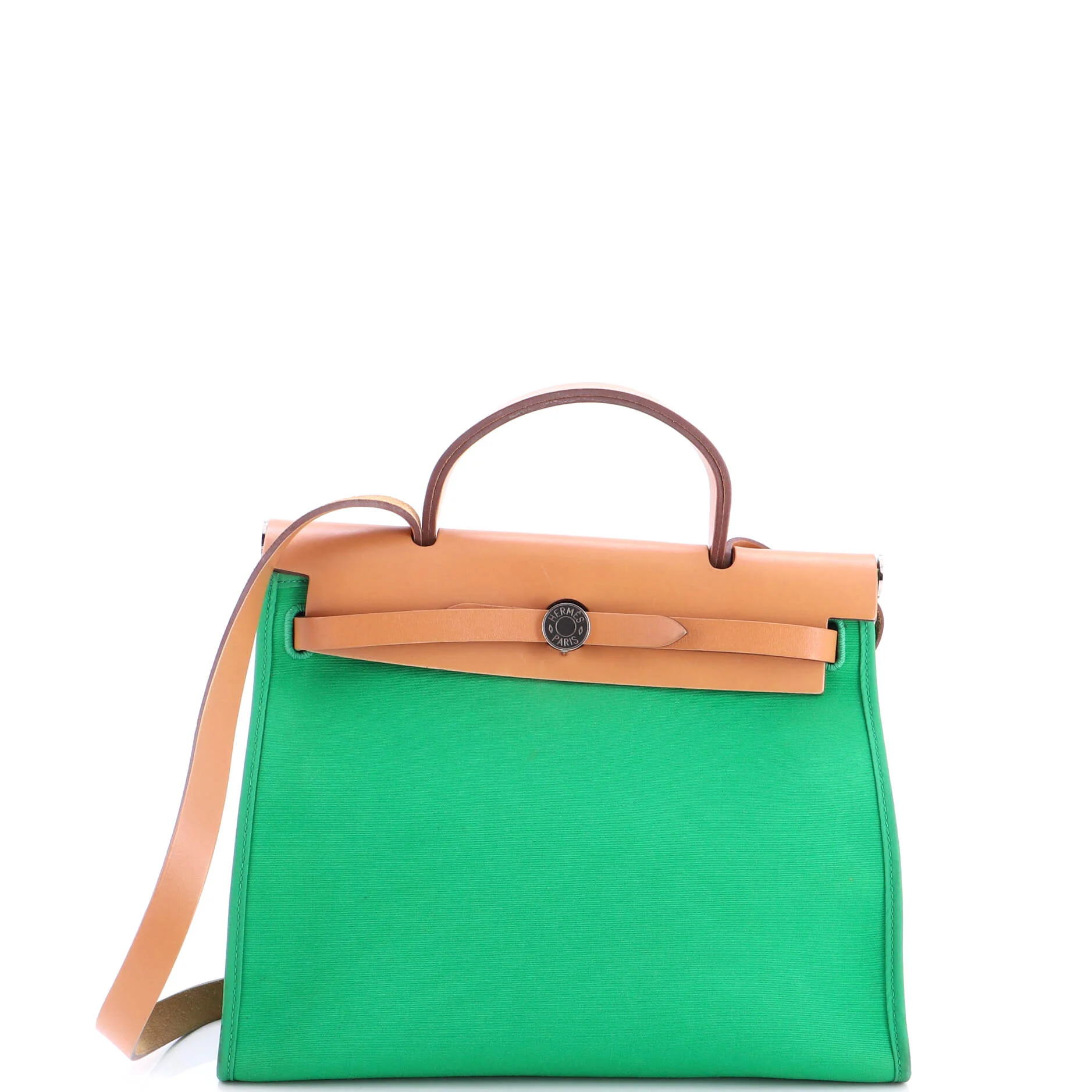 Herbag Zip Leather and Toile 31