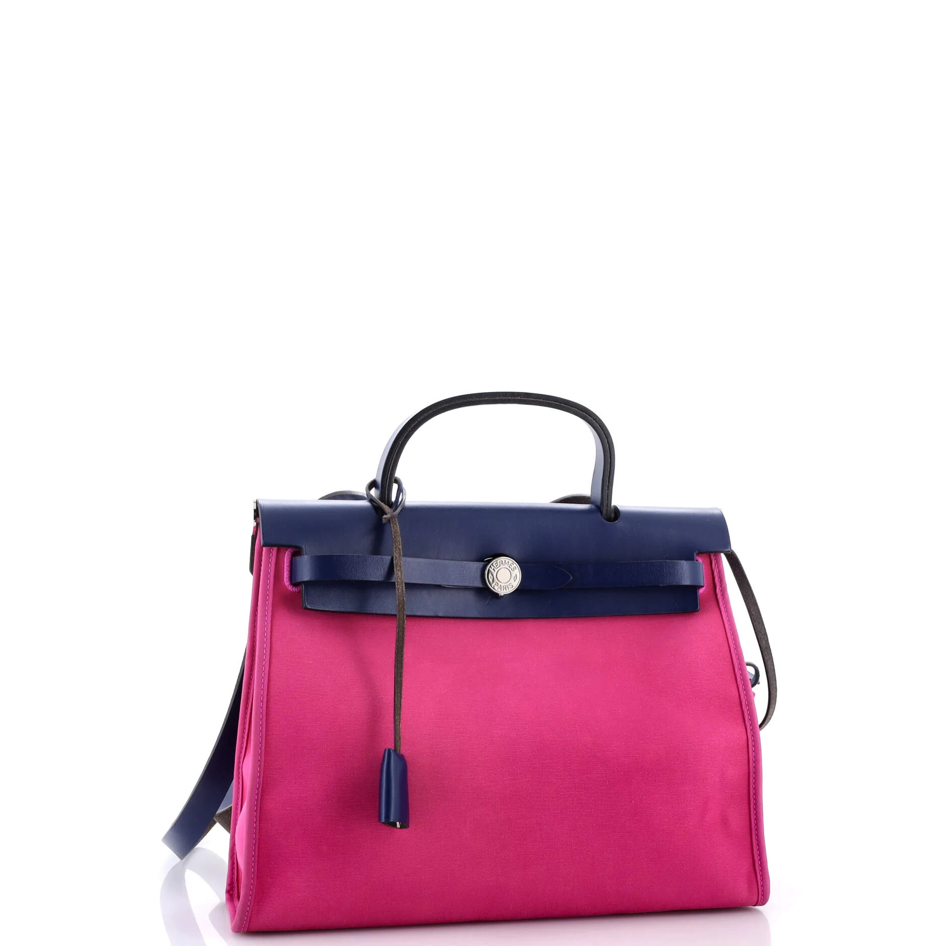 Herbag Zip Leather and Toile 31 - Image 3
