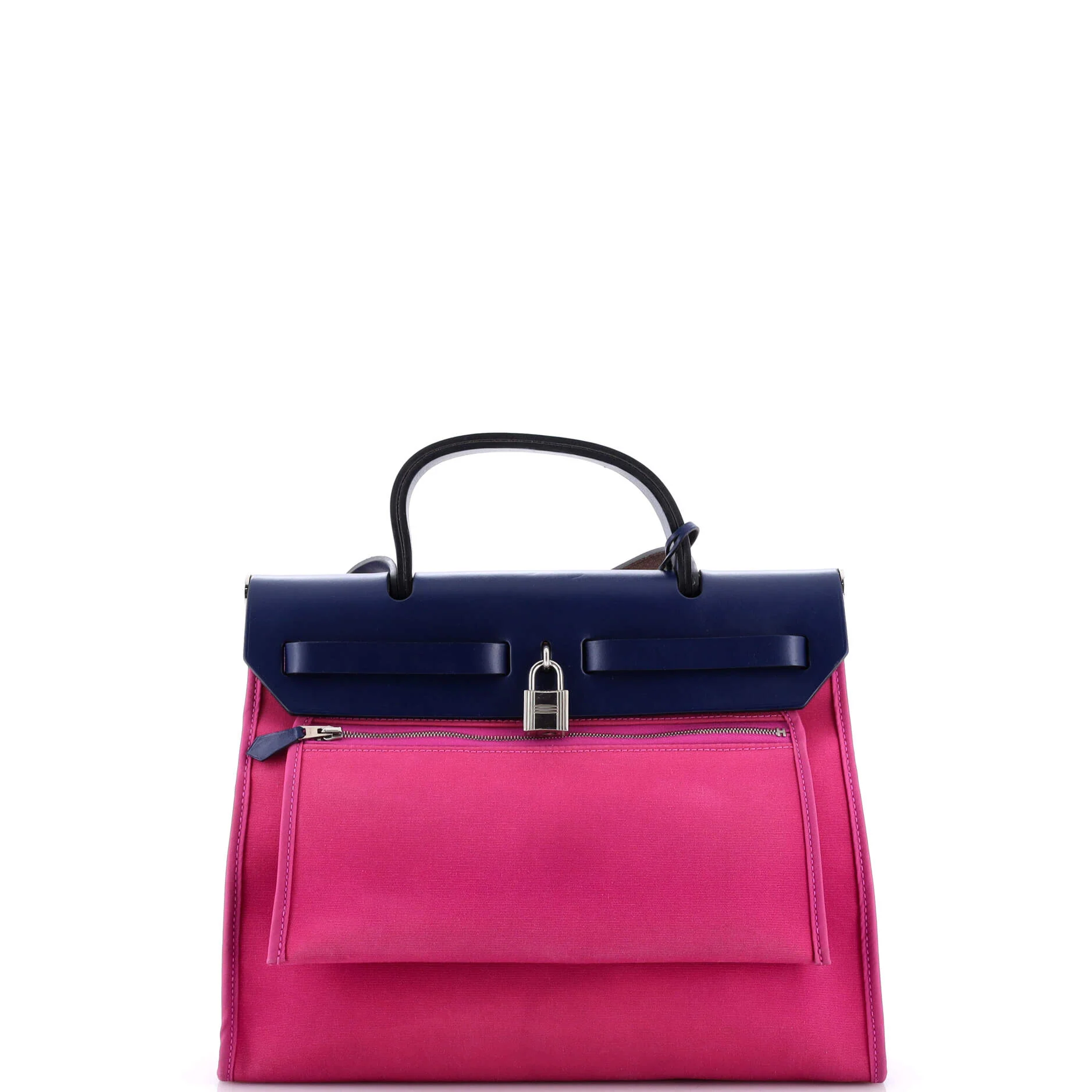 Herbag Zip Leather and Toile 31 - Image 4