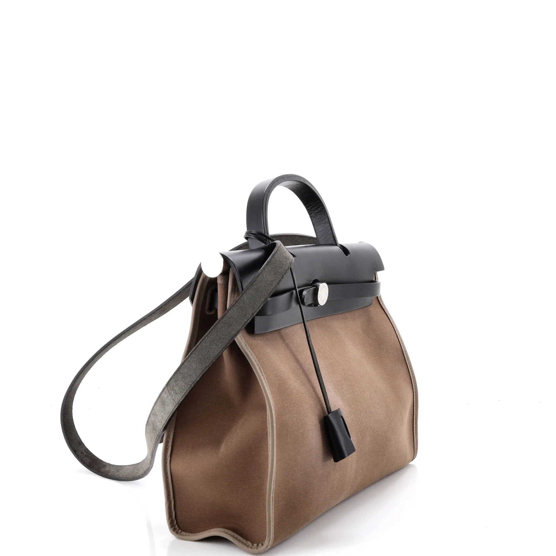 Herbag Zip Leather and Toile 31 - Image 3