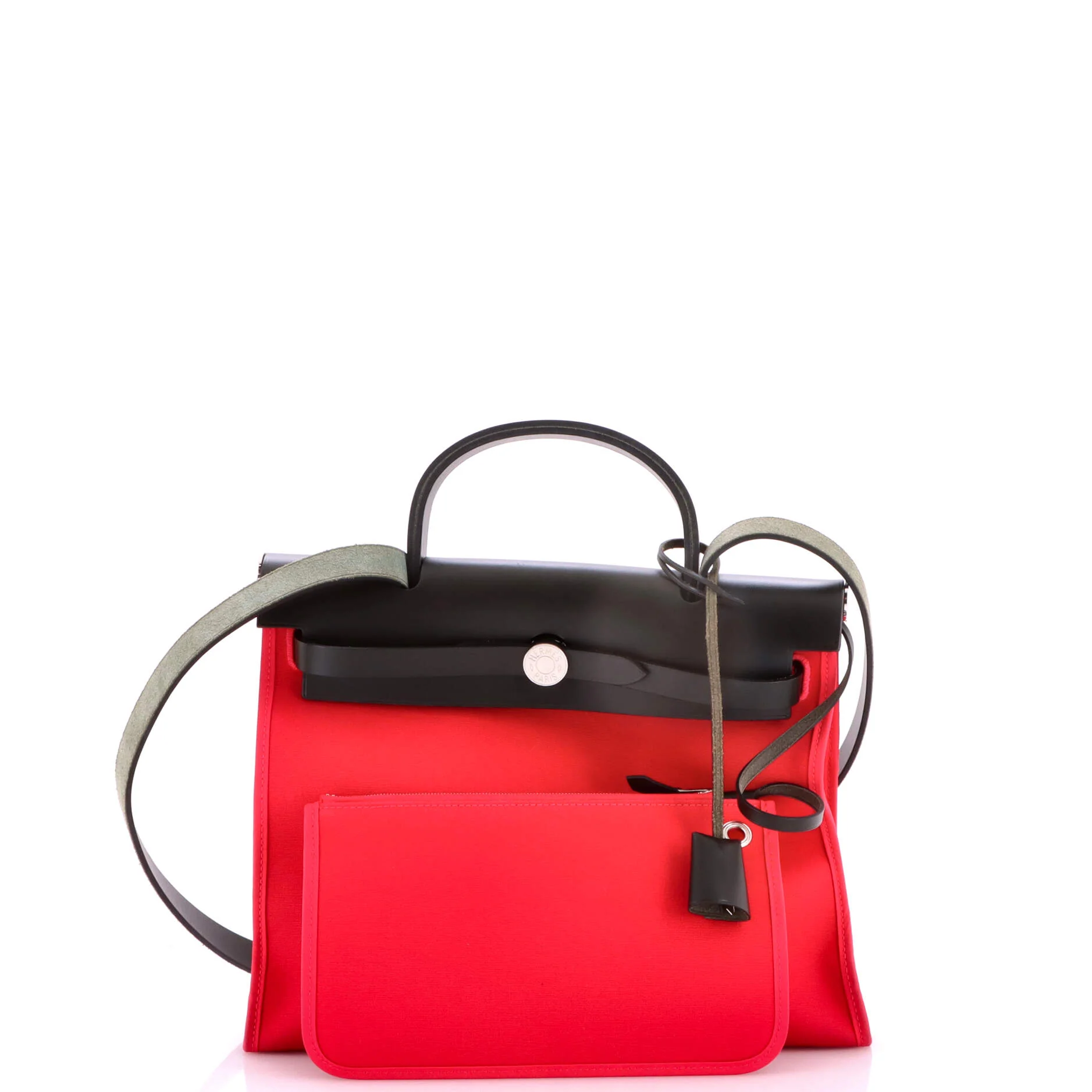 Herbag Zip Leather and Toile 31 - Image 2