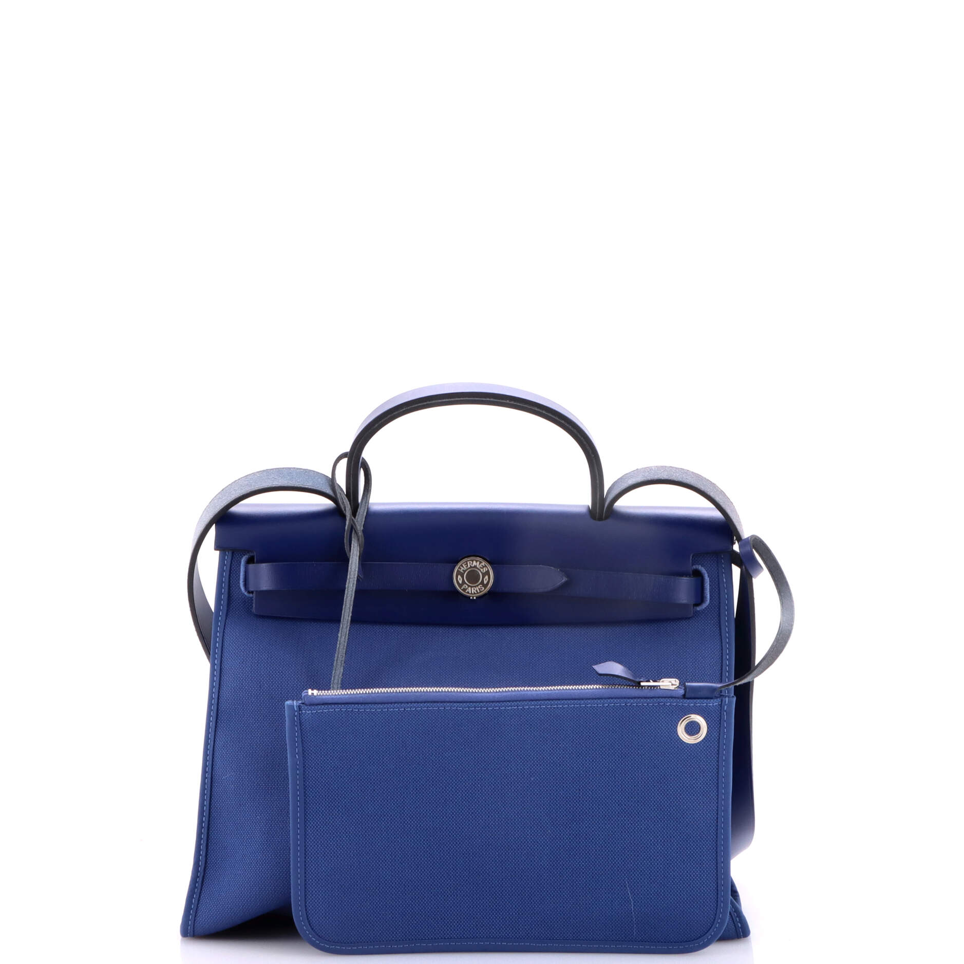 Herbag Zip Leather and Toile 31 - Image 2