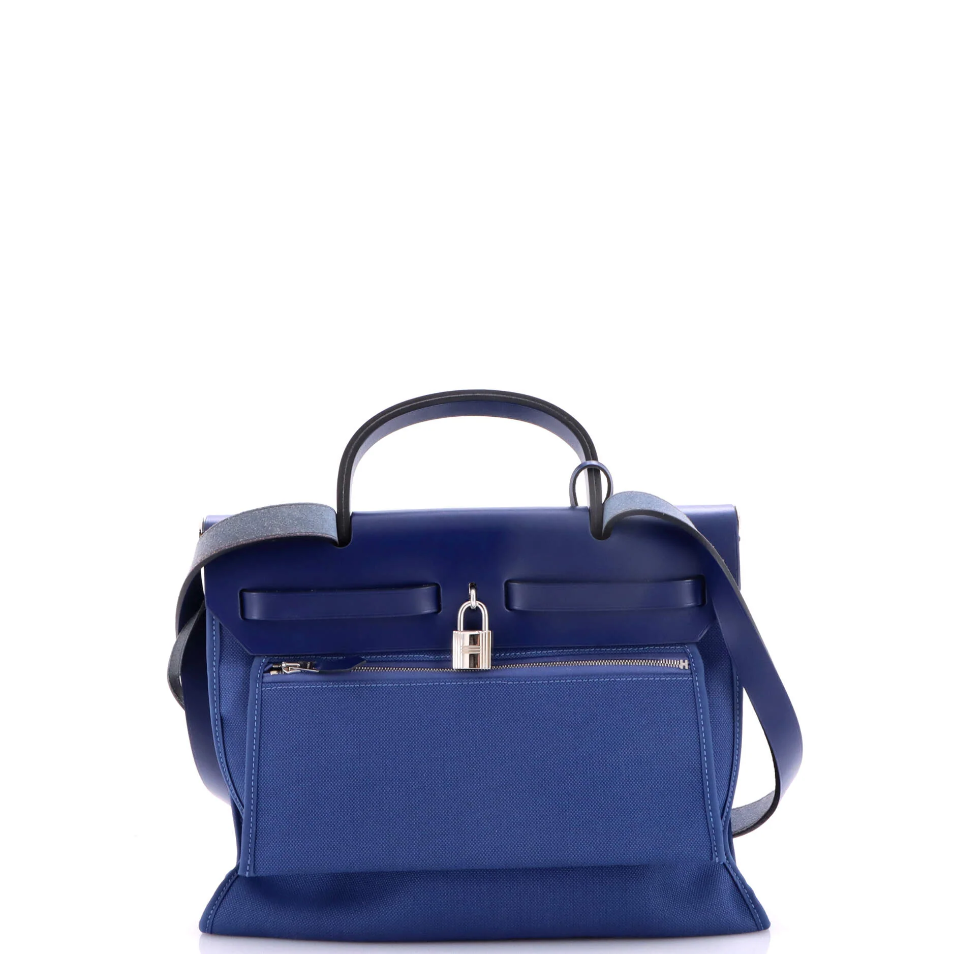 Herbag Zip Leather and Toile 31 - Image 4