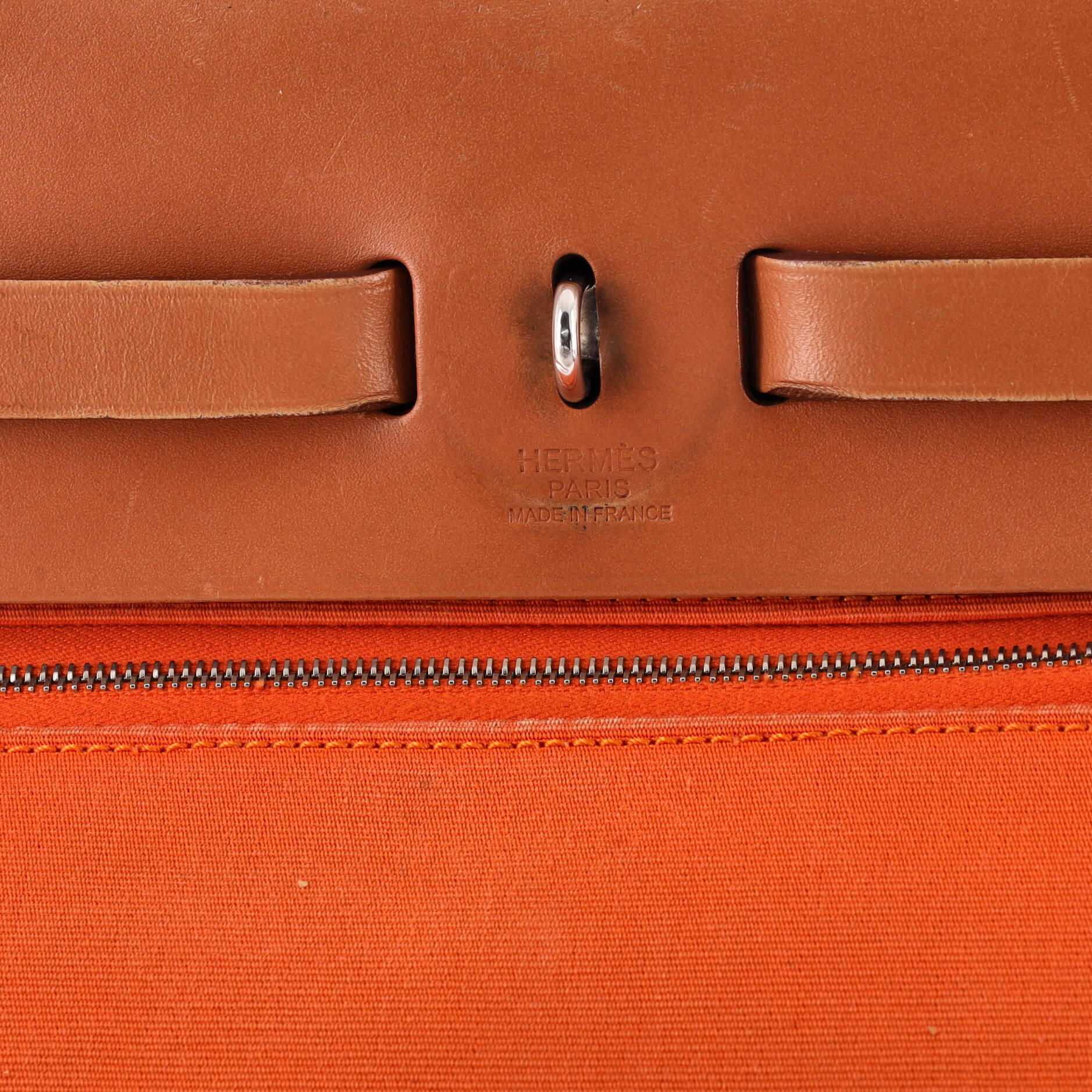 Herbag Zip Leather and Toile 31 - Image 8
