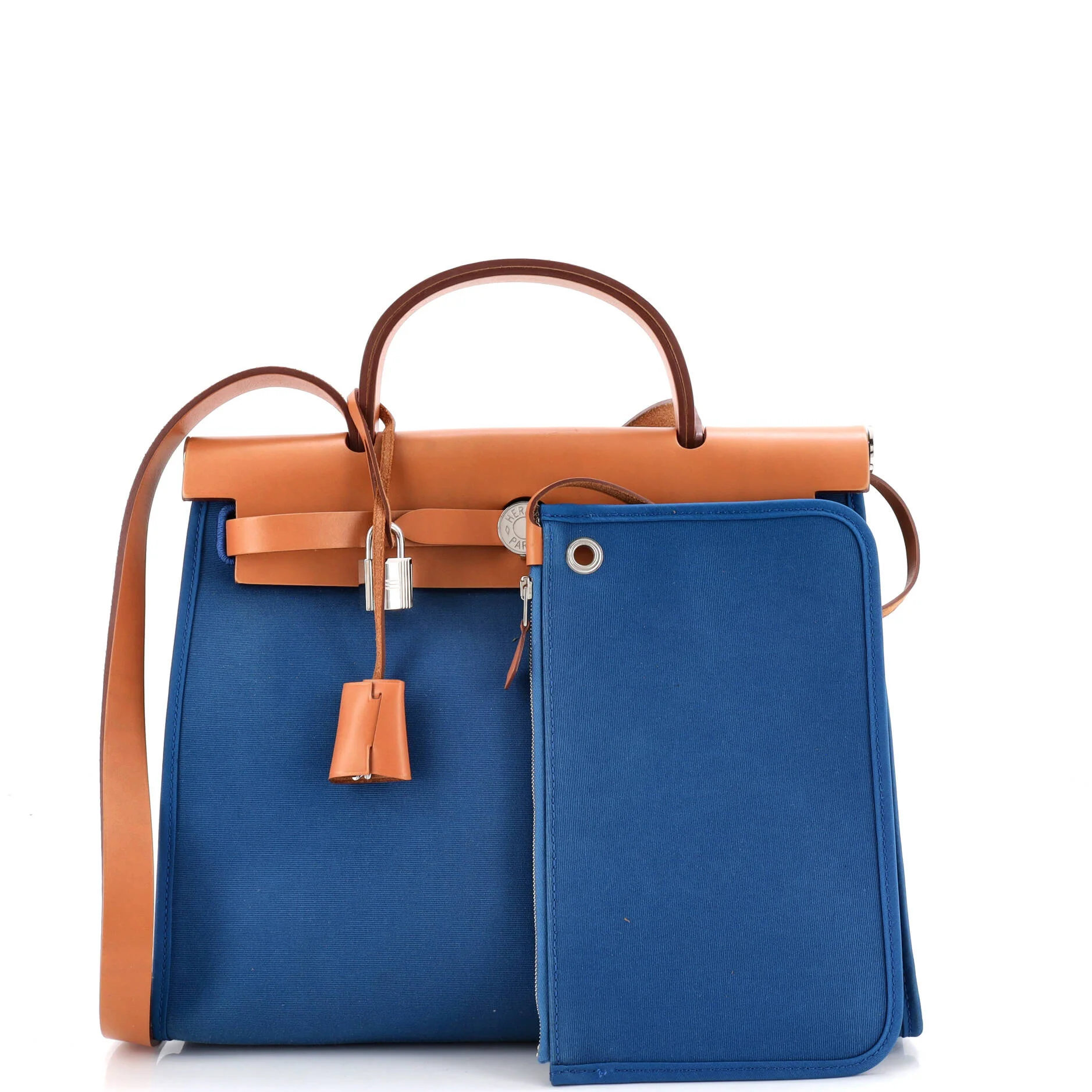 Herbag Zip Leather and Toile 31 - Image 2