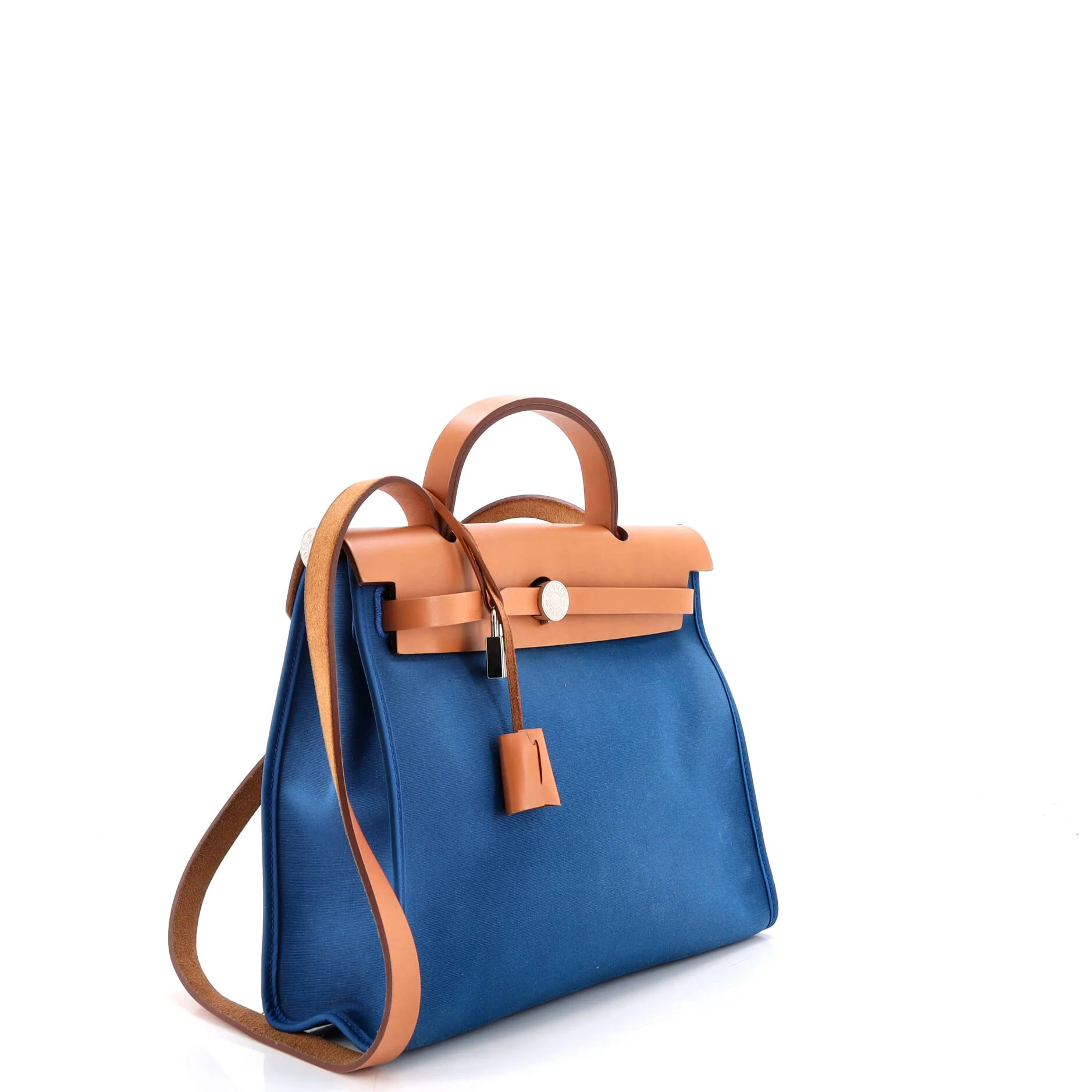 Herbag Zip Leather and Toile 31 - Image 3