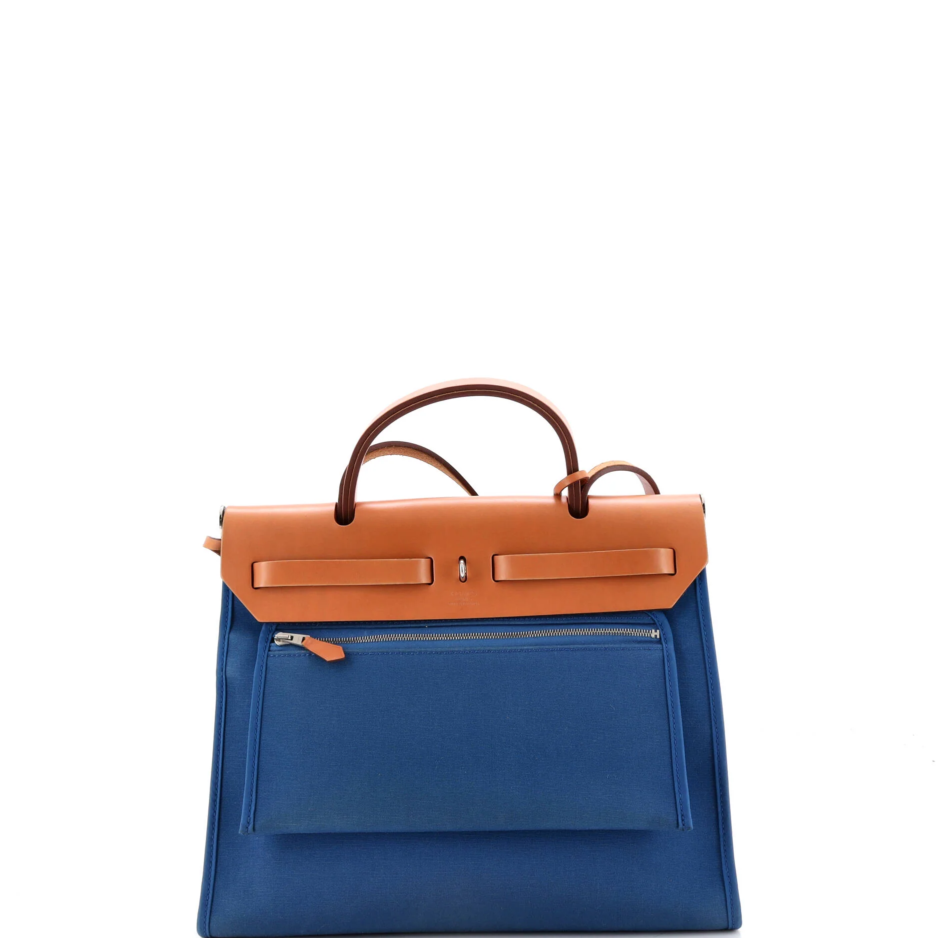 Herbag Zip Leather and Toile 31 - Image 4