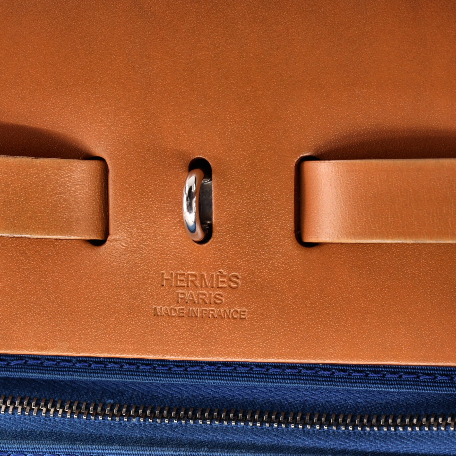Herbag Zip Leather and Toile 31 - Image 8