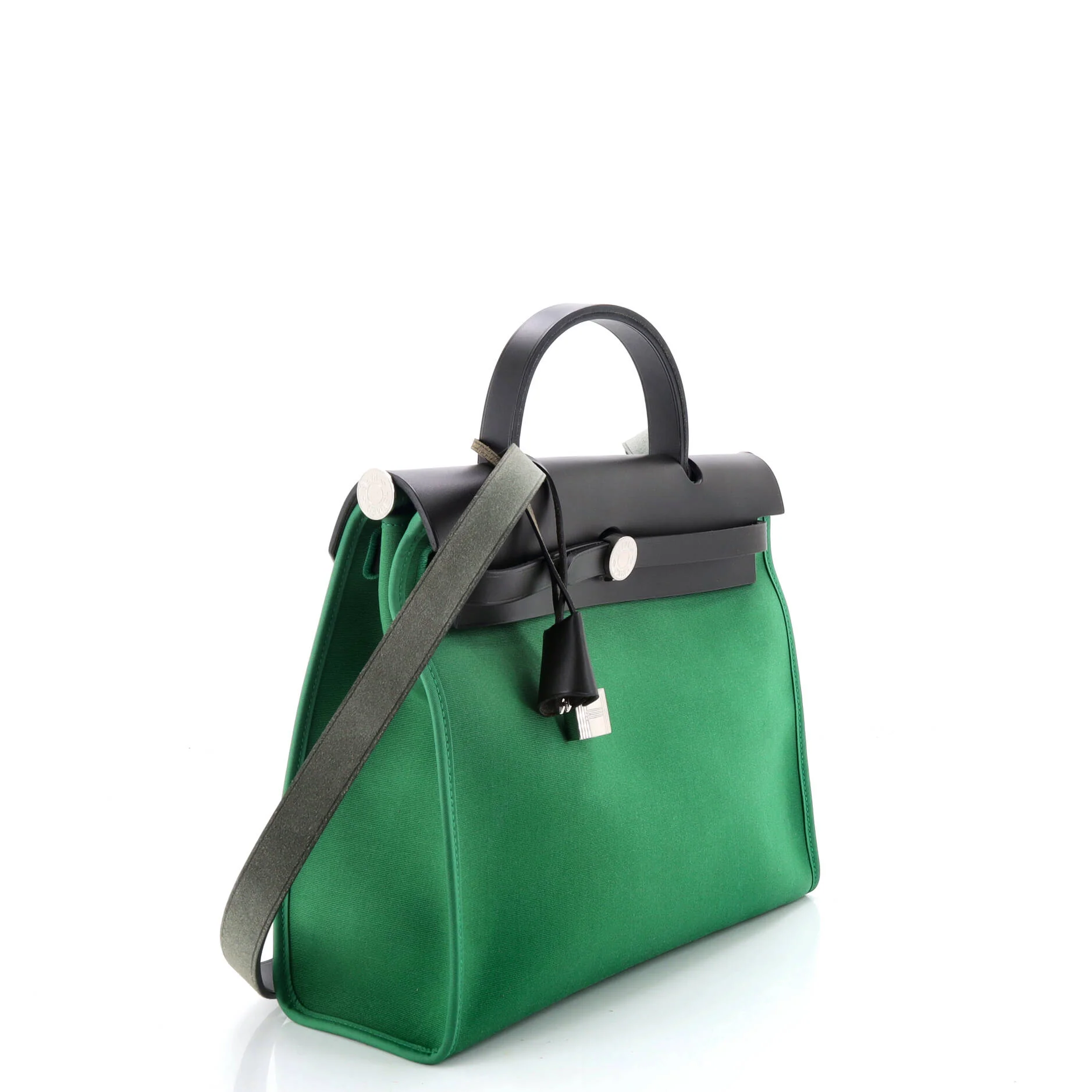 Herbag Zip Leather and Toile 31 - Image 3