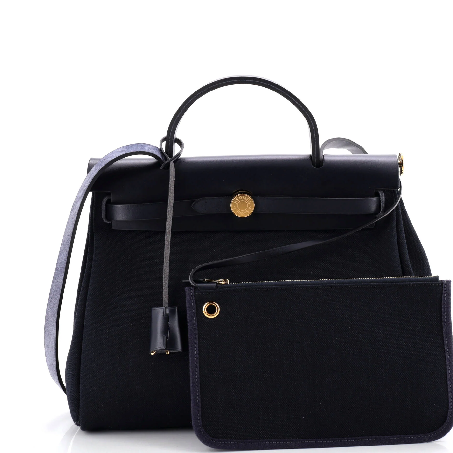 Herbag Zip Leather and Toile 31 - Image 2