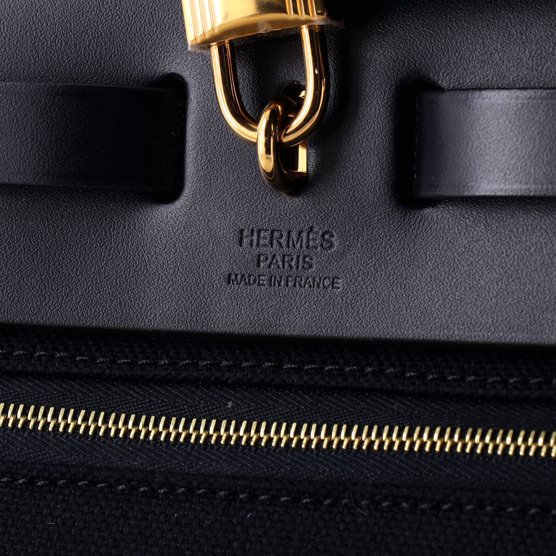 Herbag Zip Leather and Toile 31 - Image 7