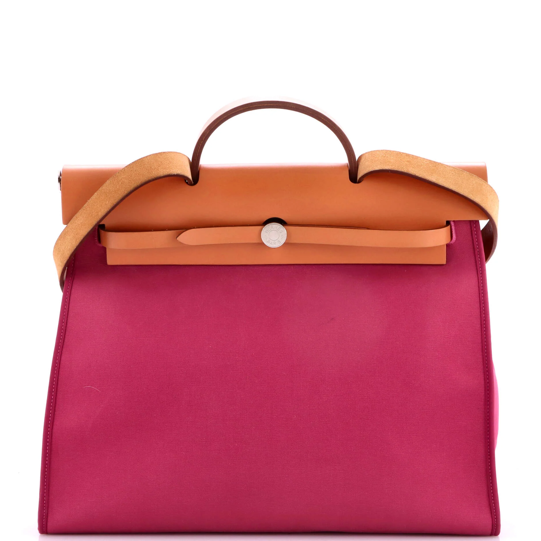 Herbag Zip Leather and Toile 39