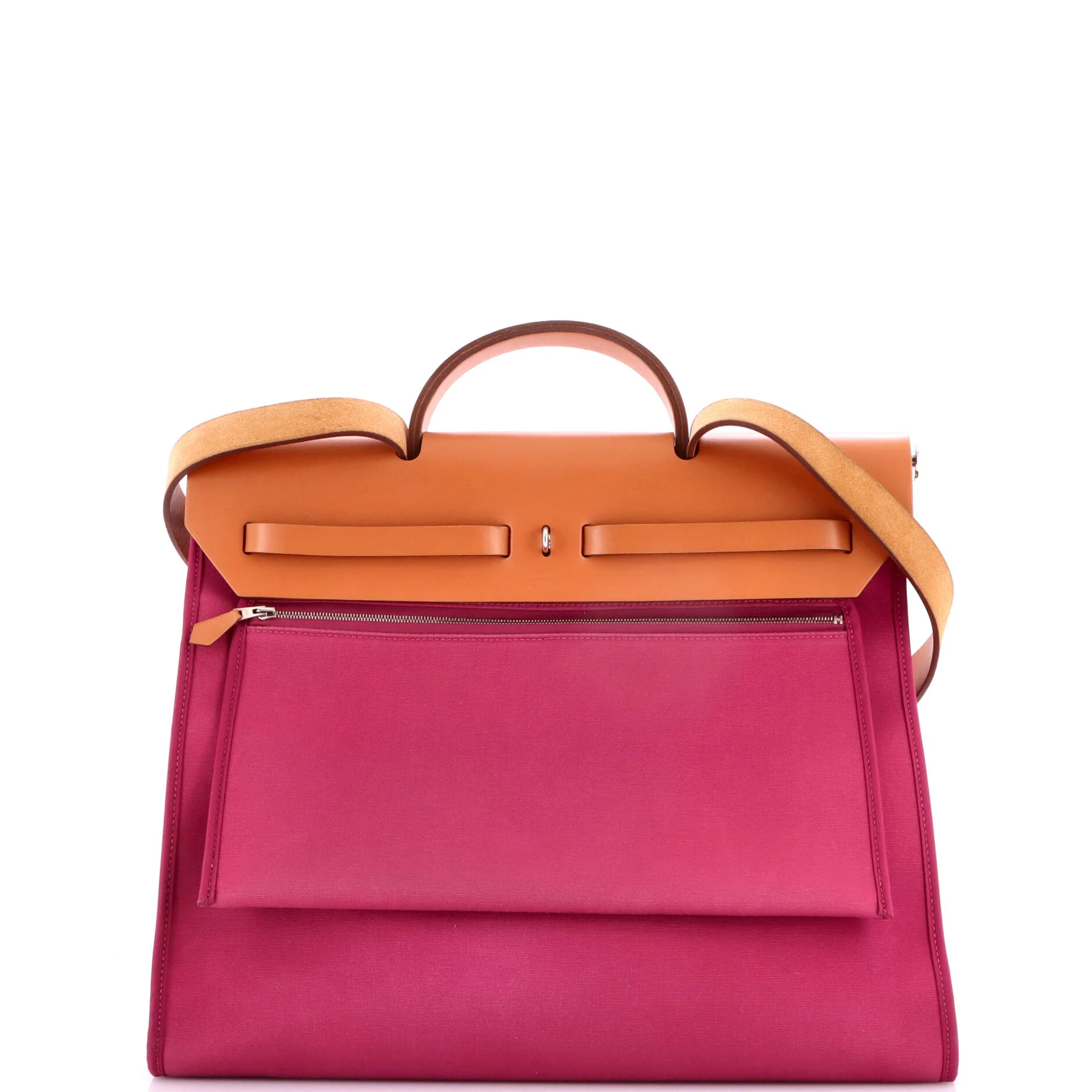 Herbag Zip Leather and Toile 39 - Image 4