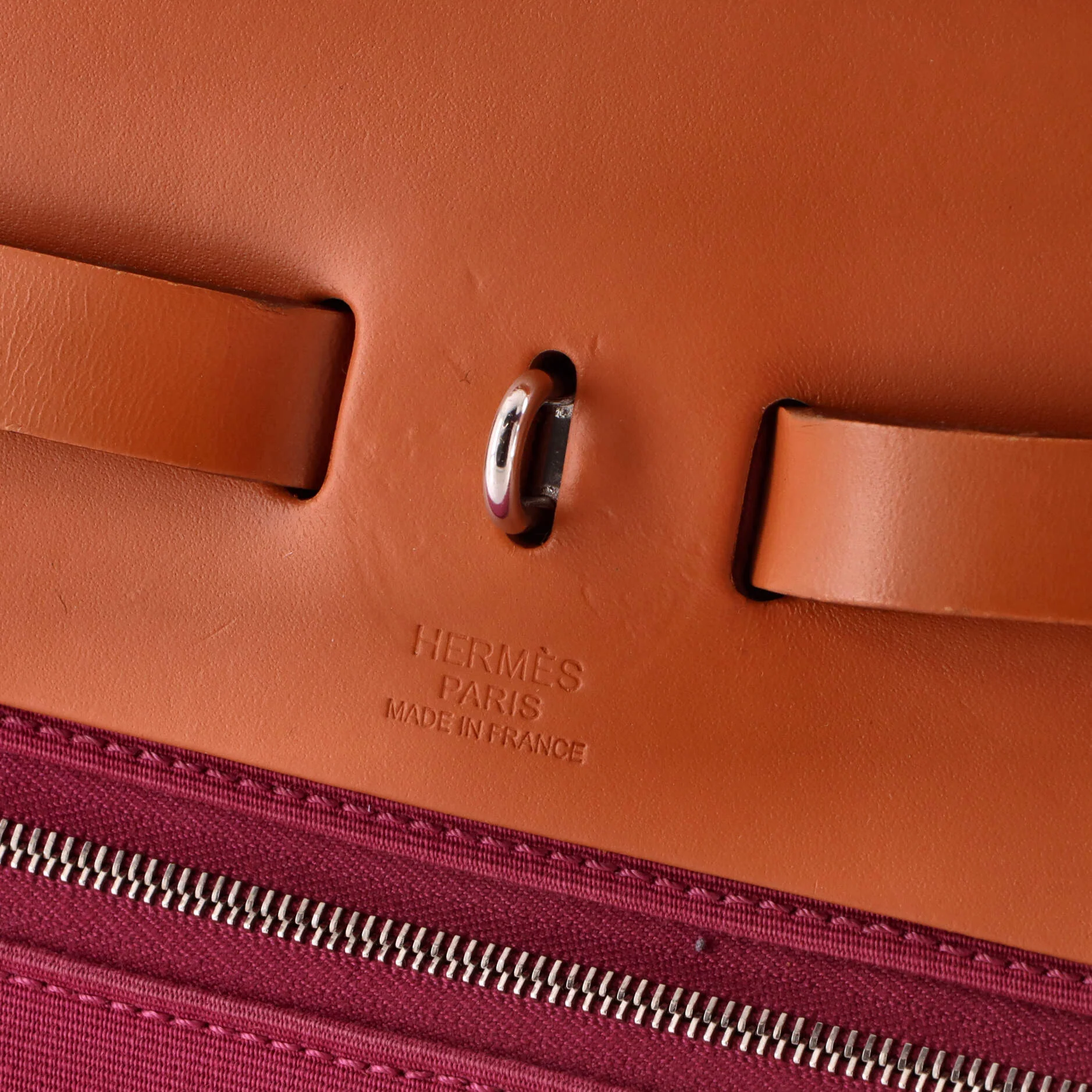 Herbag Zip Leather and Toile 39 - Image 8