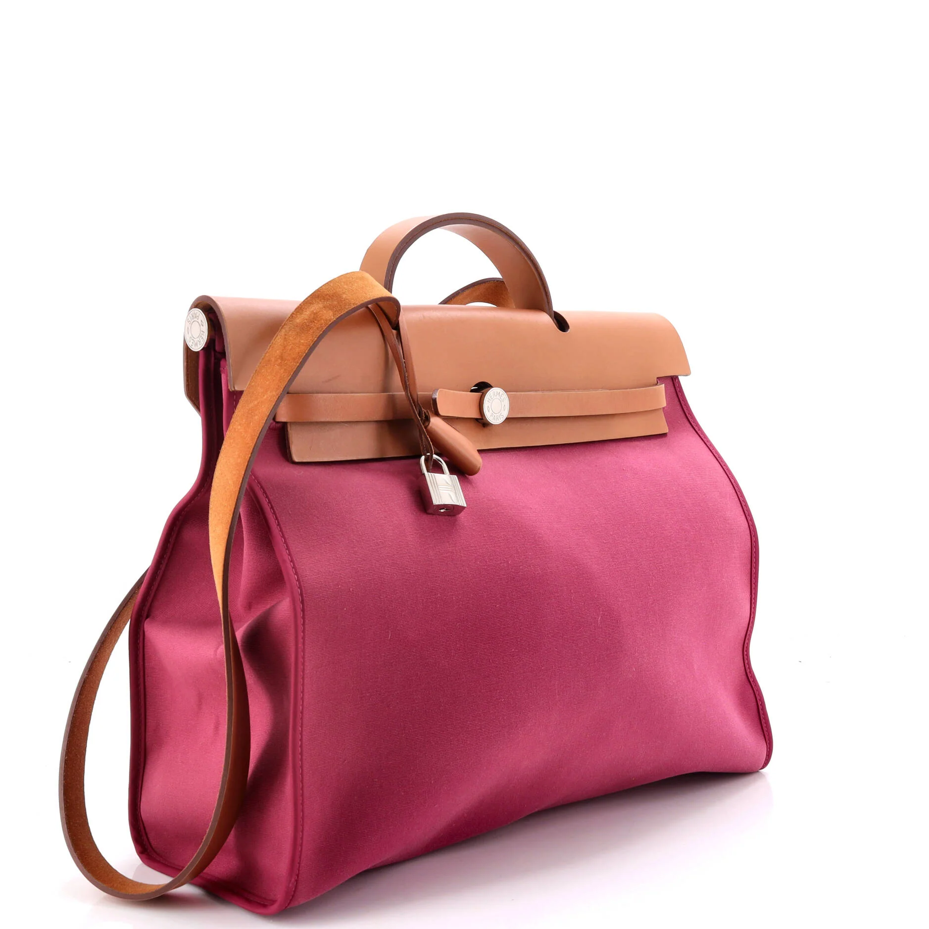 Herbag Zip Leather and Toile 39 - Image 3
