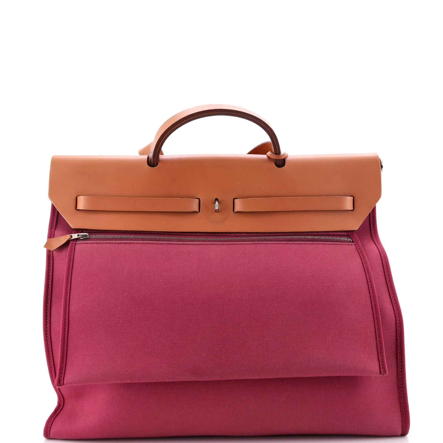 Herbag Zip Leather and Toile 39 - Image 4