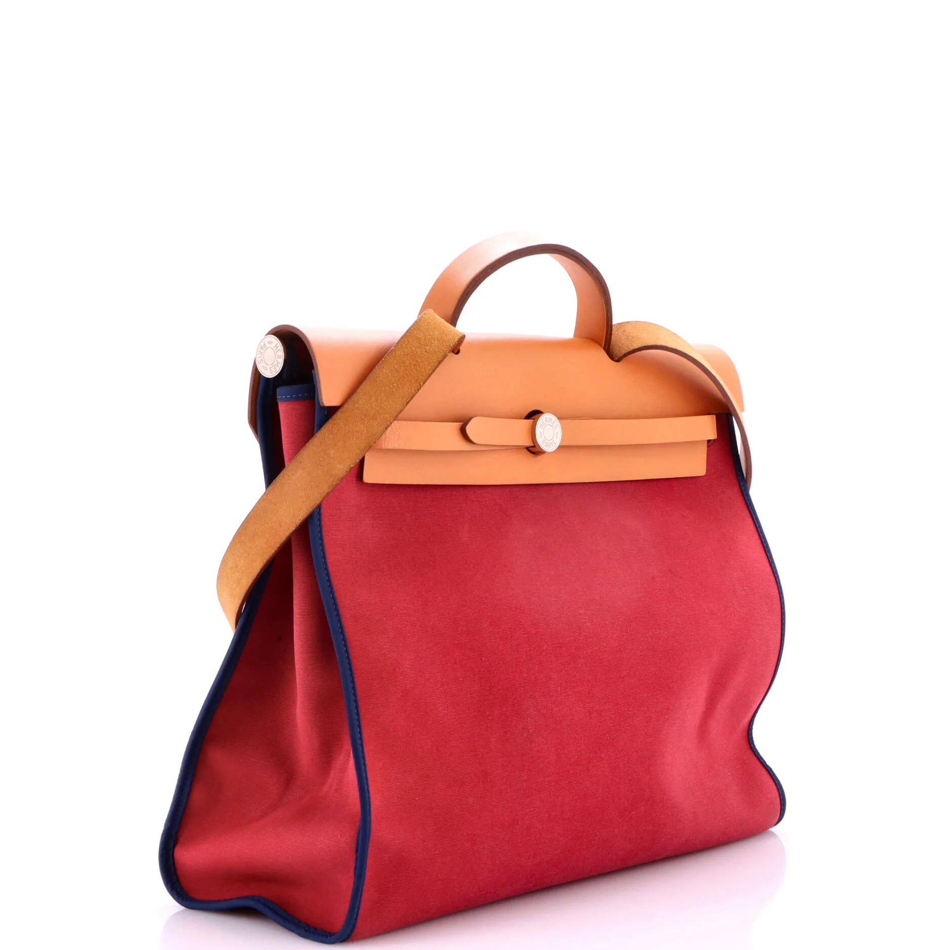 Herbag Zip Leather and Toile 39 - Image 2