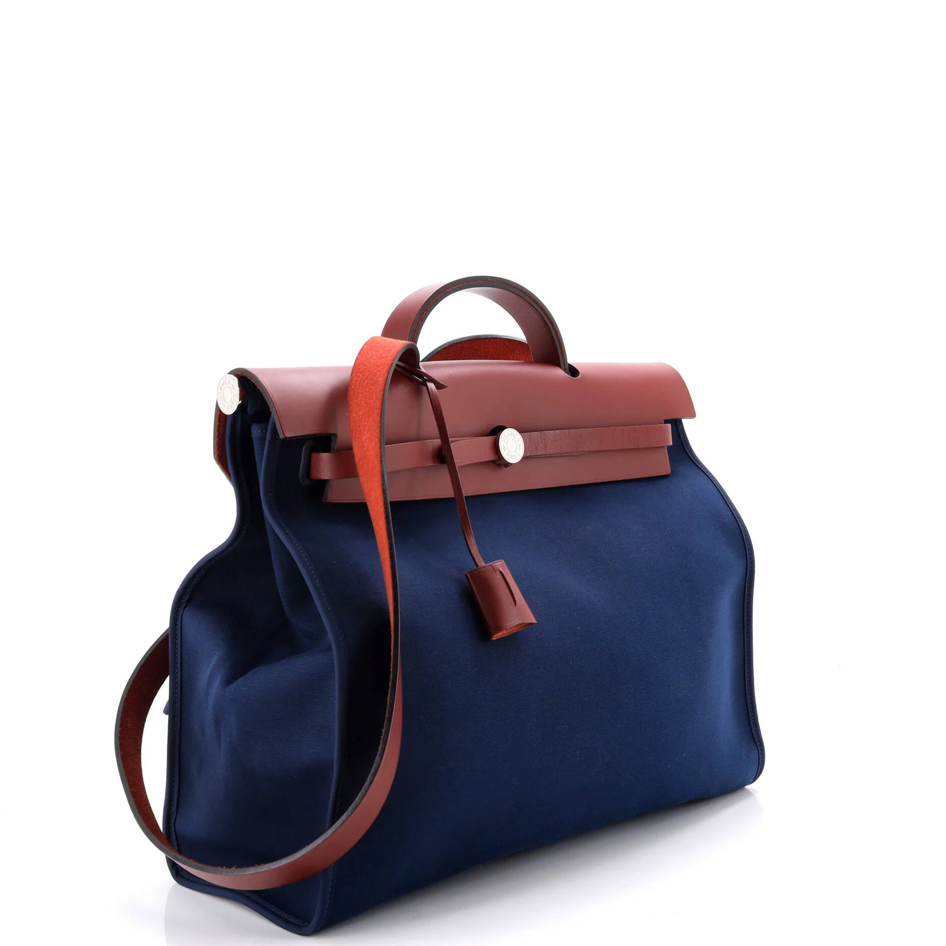 Herbag Zip Leather and Toile 39 - Image 3